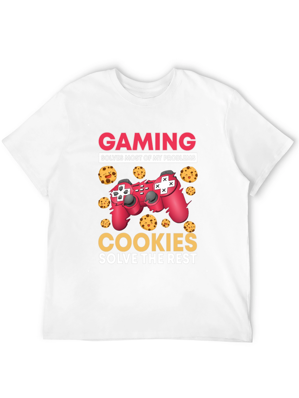Gaming and Cookies Graphic T-Shirt
