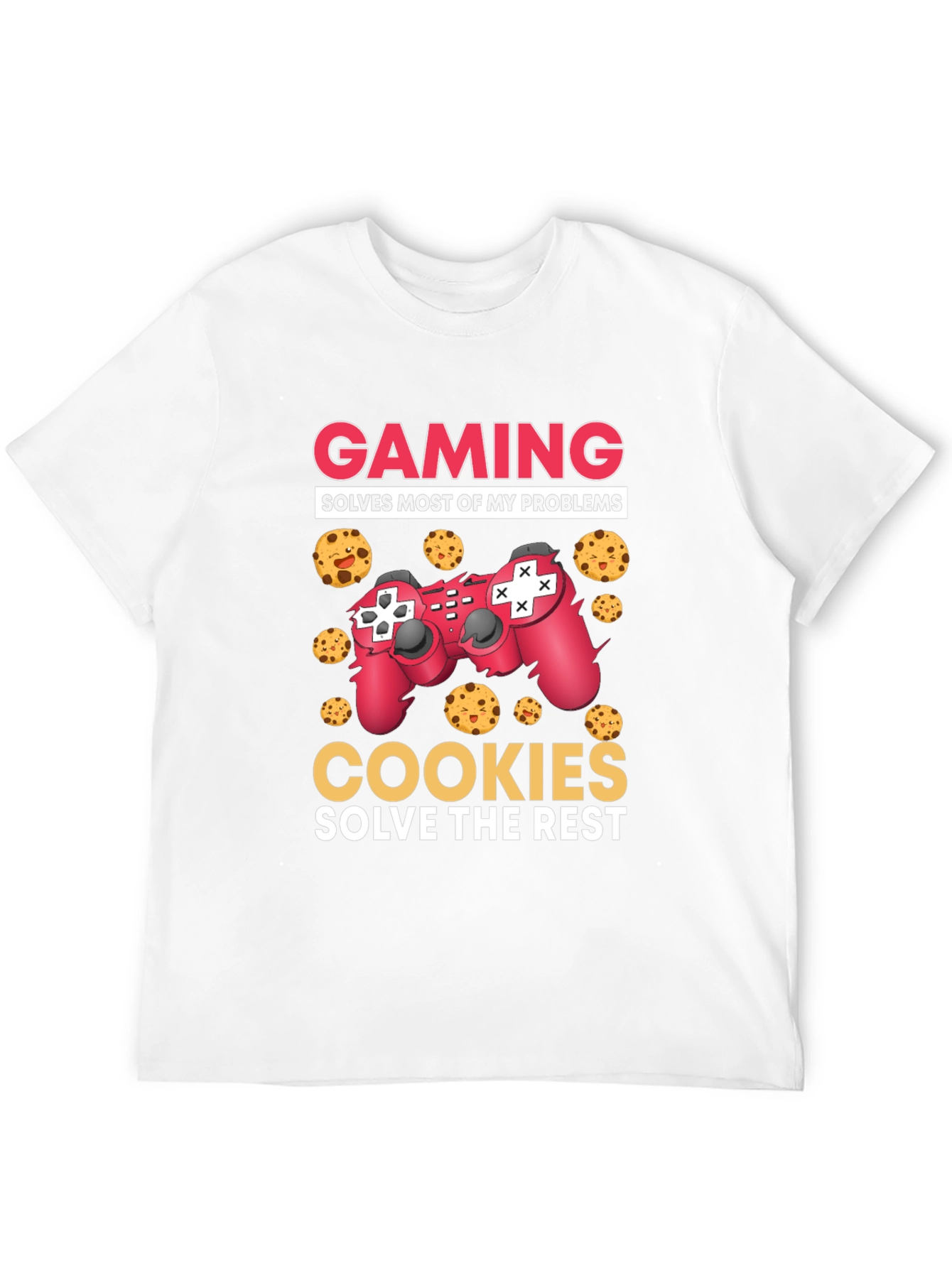 Gaming and Cookies Graphic T-Shirt