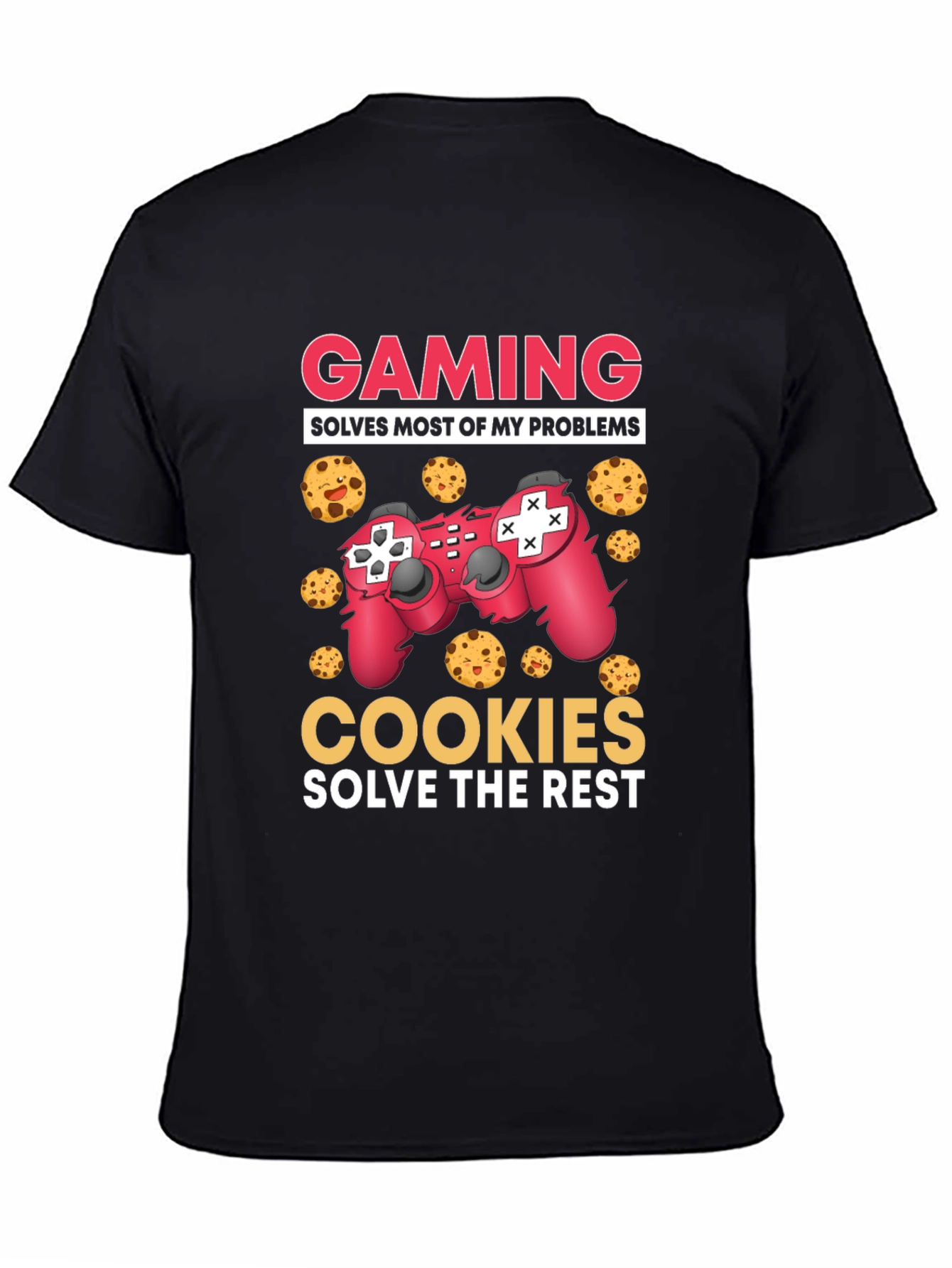Gaming and Cookies Graphic T-Shirt