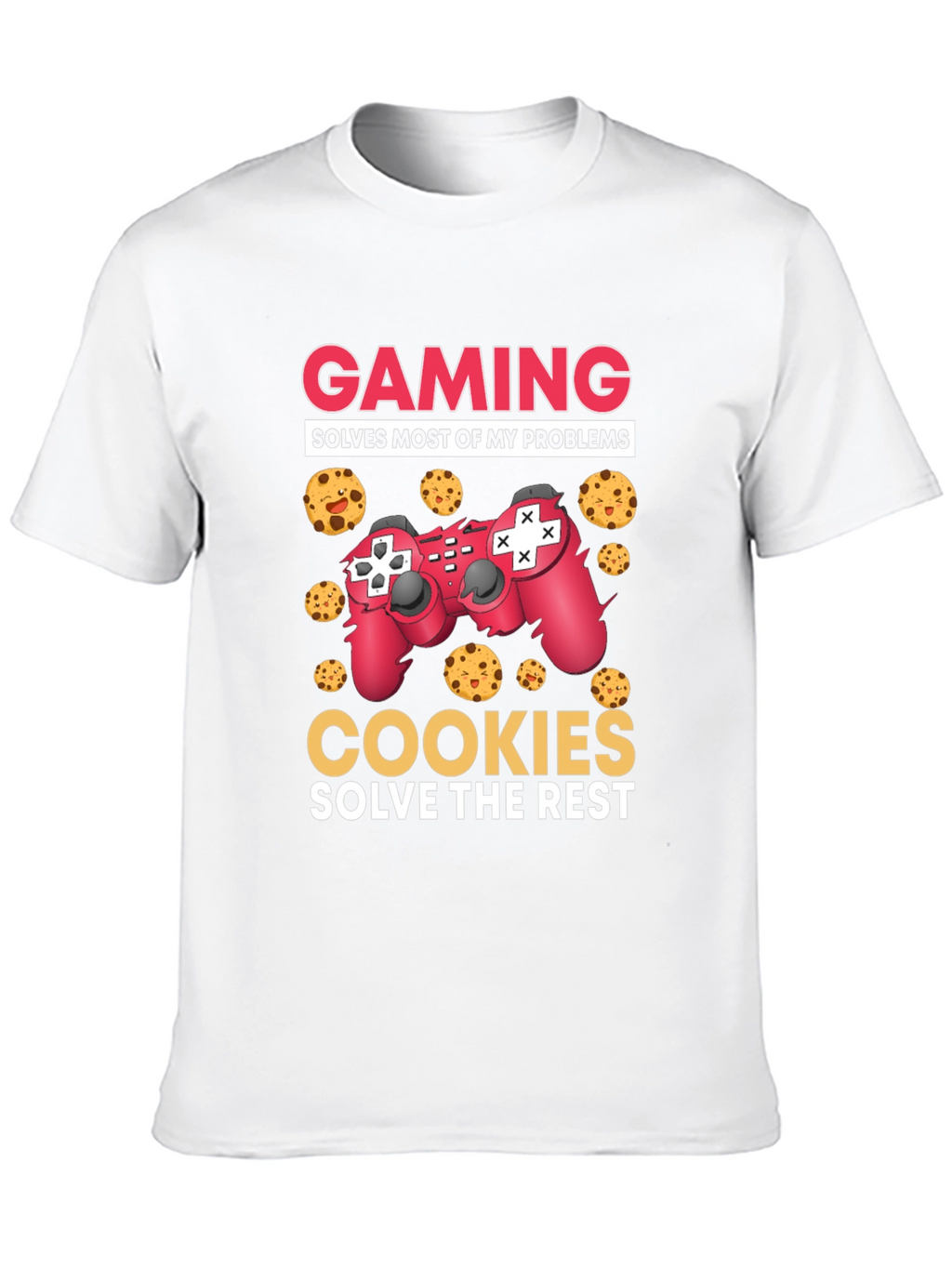 Gaming and Cookies Graphic T-Shirt