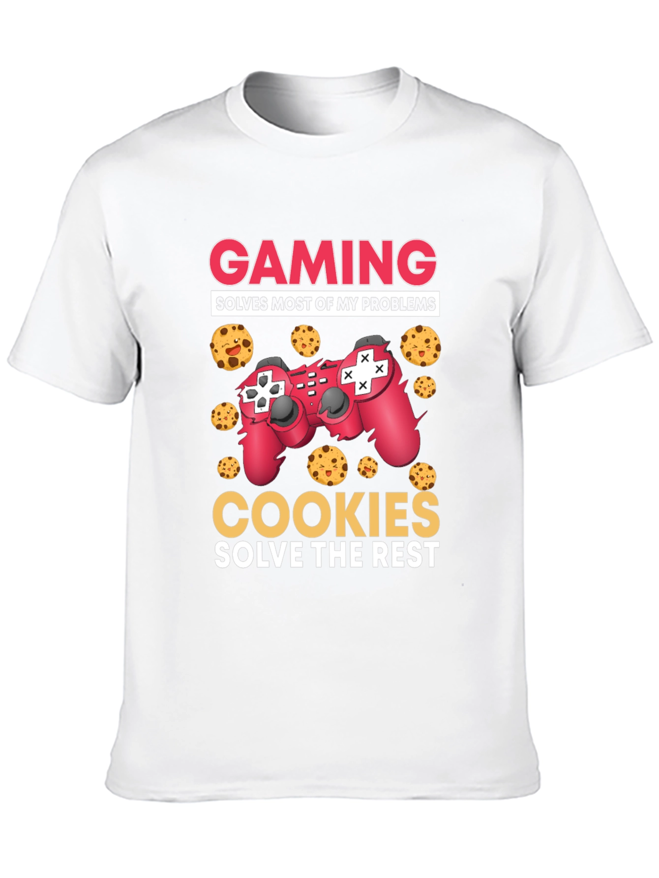 Gaming and Cookies Graphic T-Shirt