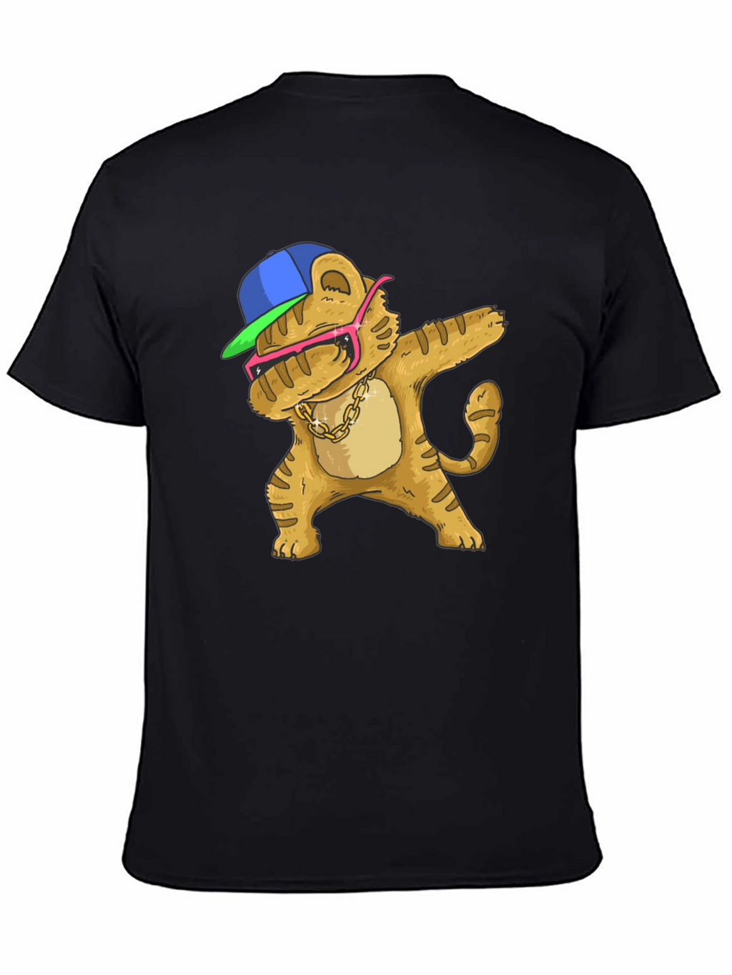 Dabbing Cartoon Cat T-Shirt