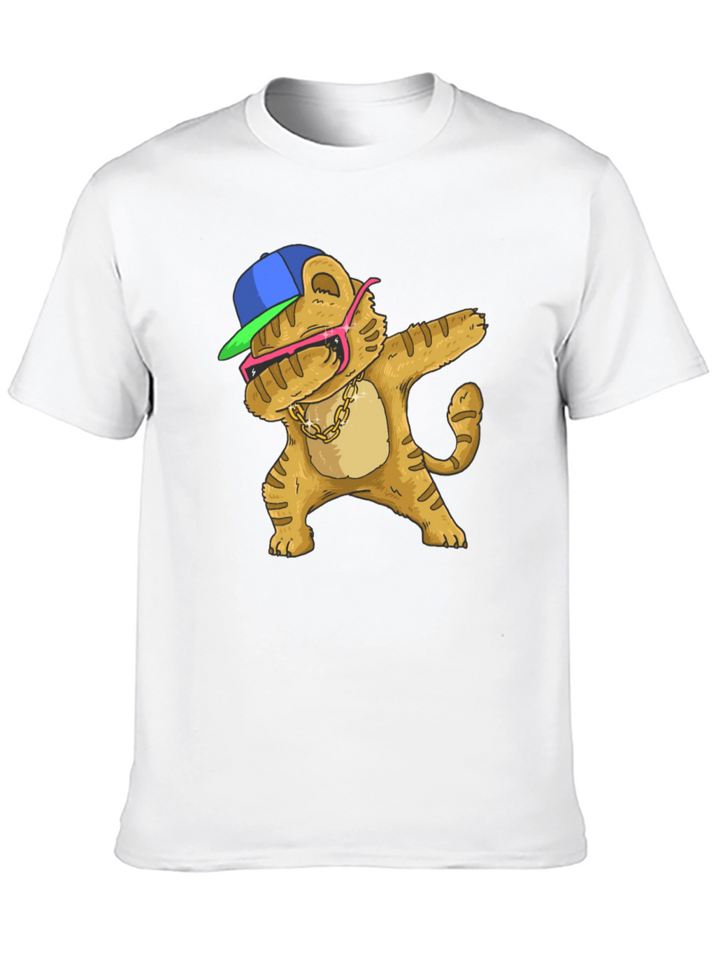 Dabbing Cartoon Cat T-Shirt