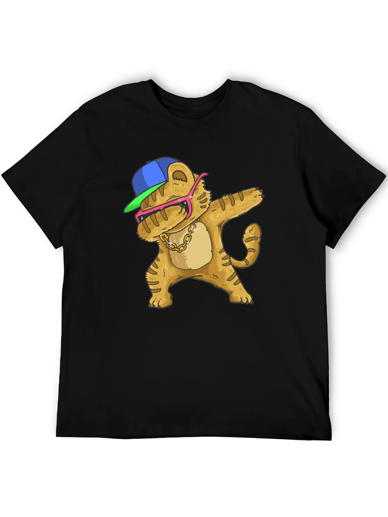 Dabbing Cartoon Cat T-Shirt