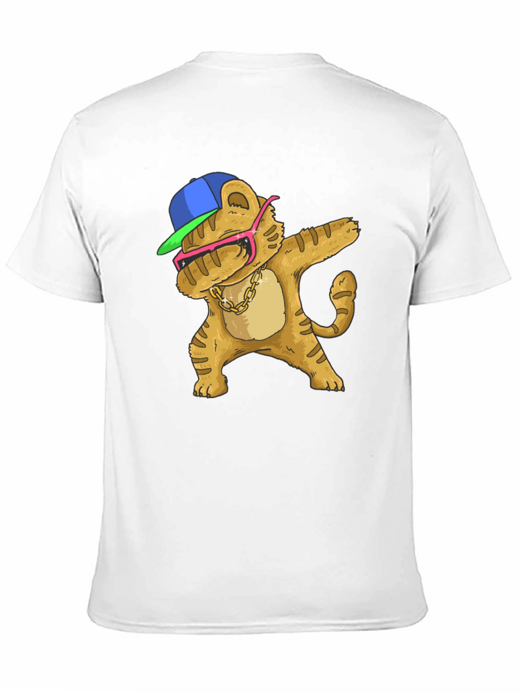 Dabbing Cartoon Cat T-Shirt