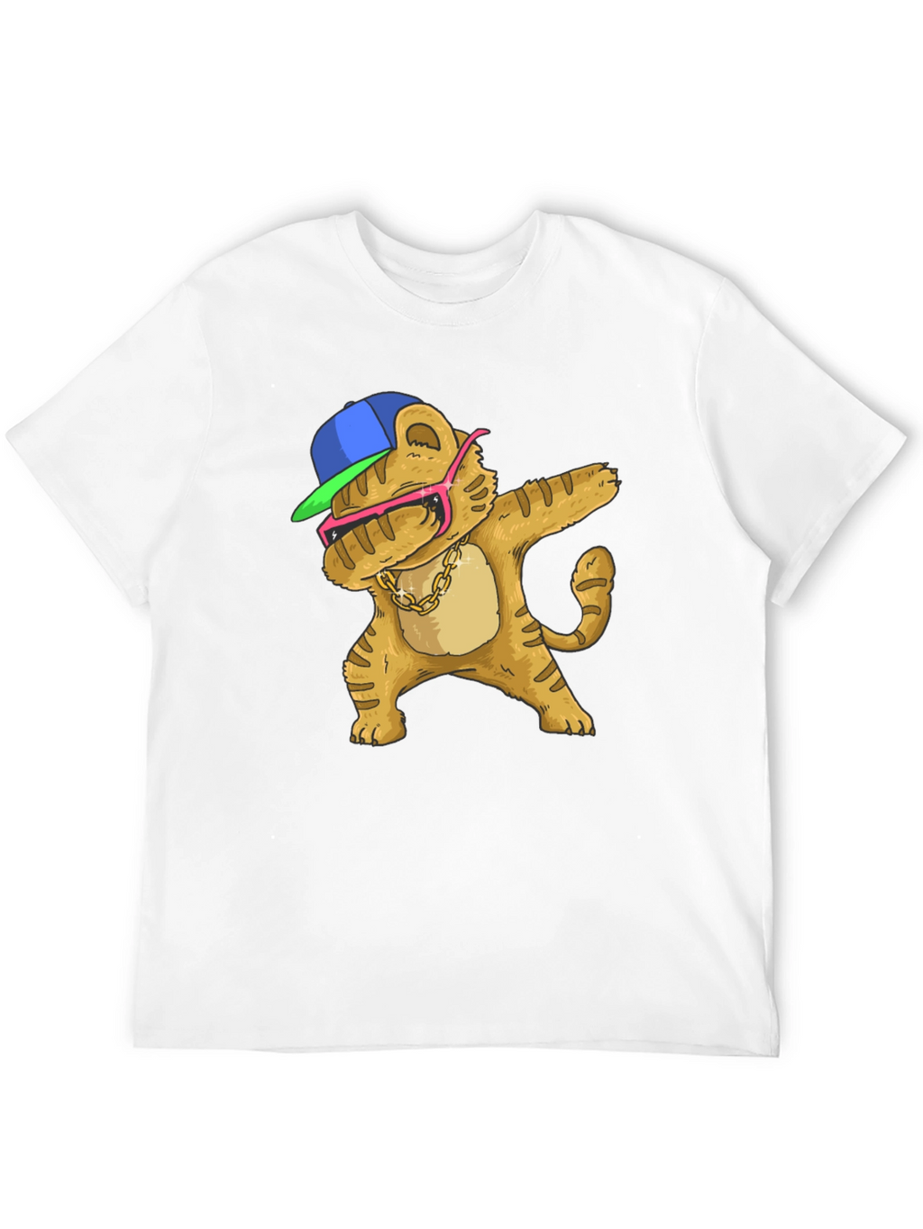 Dabbing Cartoon Cat T-Shirt