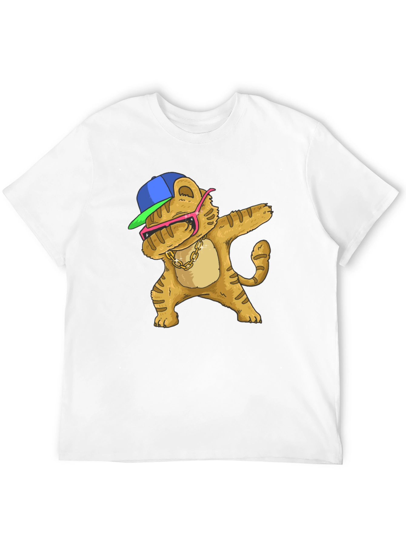 Dabbing Cartoon Cat T-Shirt