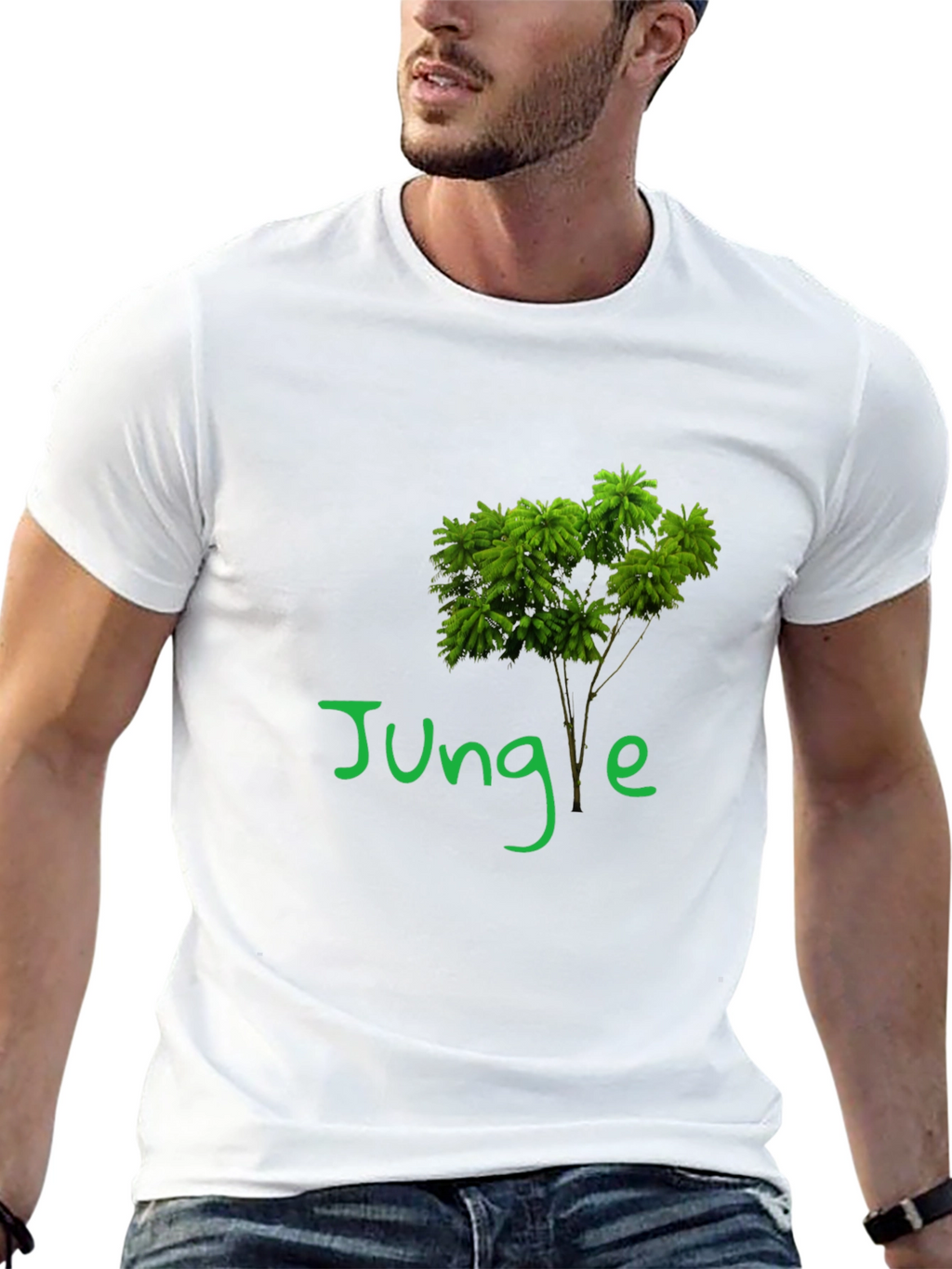 Jungle Graphic Black T-Shirt