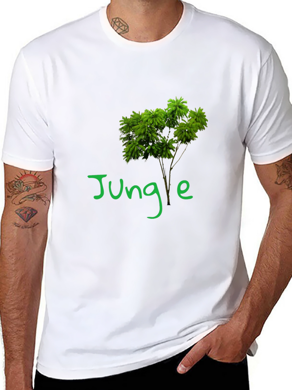 Jungle Graphic Black T-Shirt