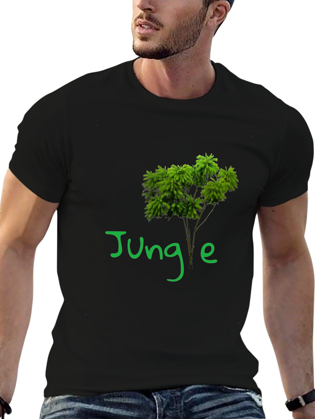 Jungle Graphic Black T-Shirt