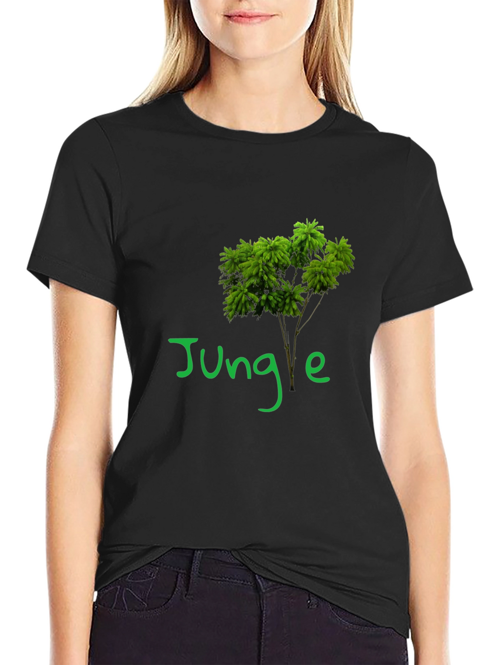 Jungle Graphic Black T-Shirt