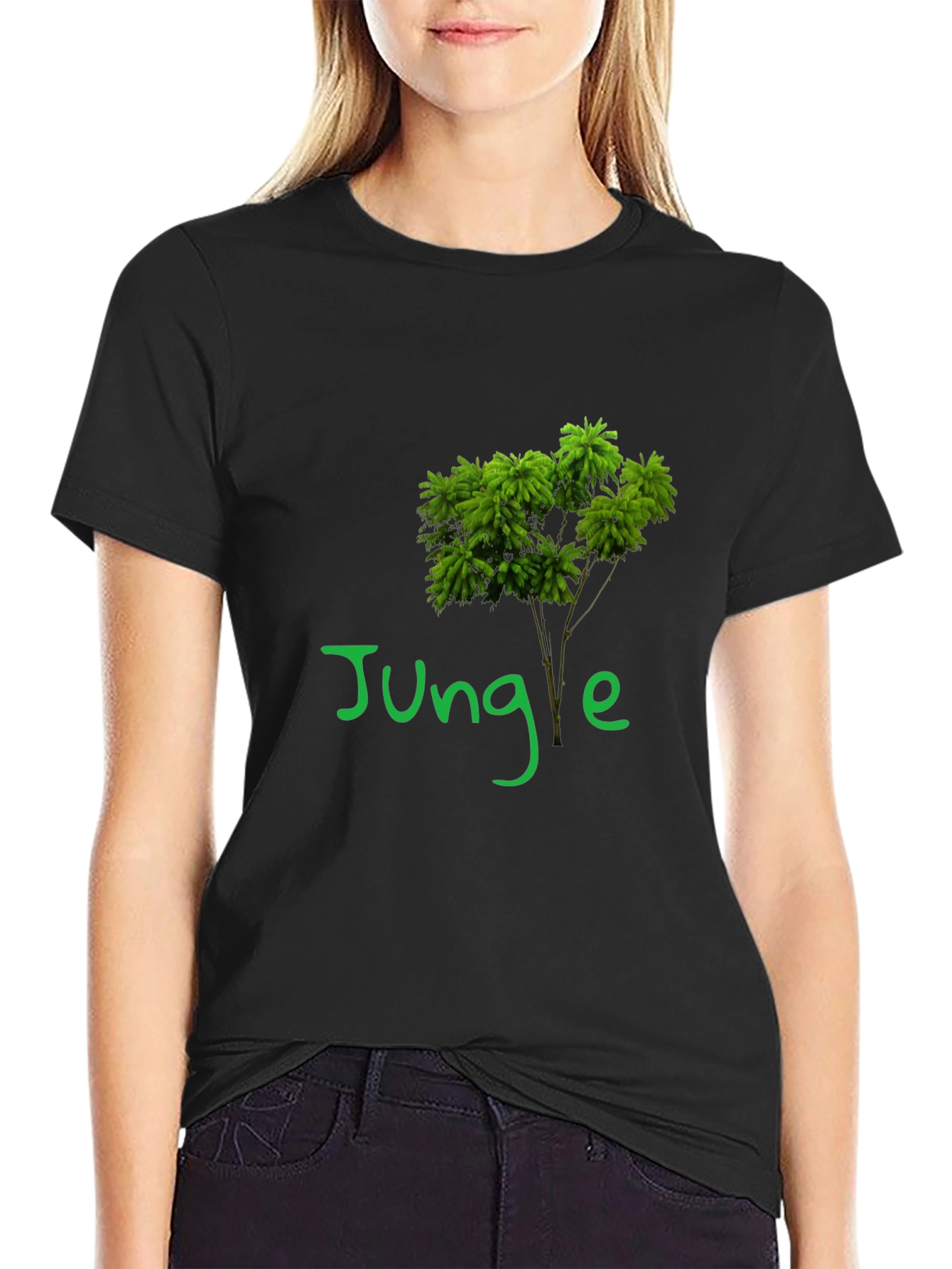 Jungle Graphic Black T-Shirt
