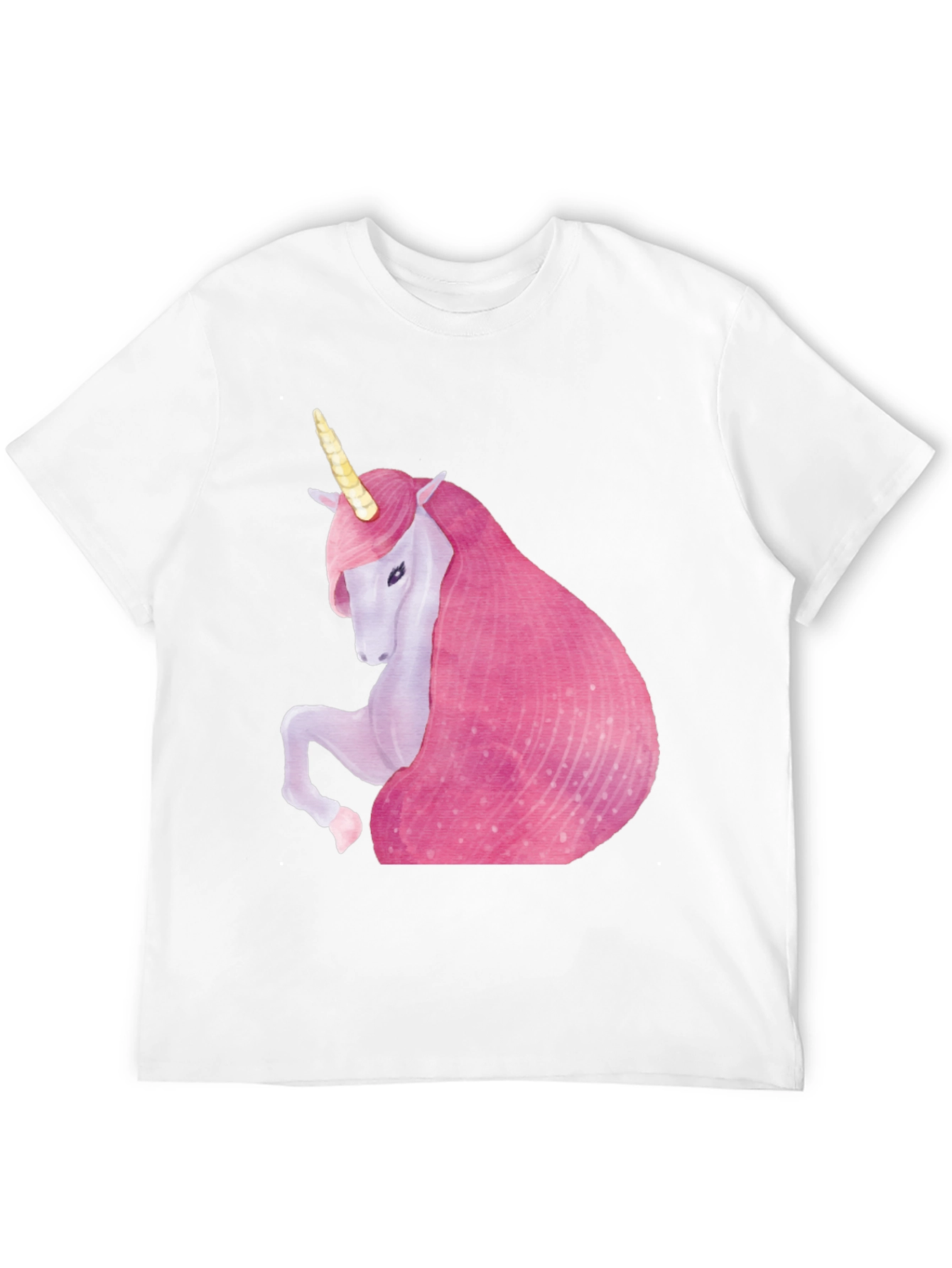 Unicorn Graphic Black T-Shirt