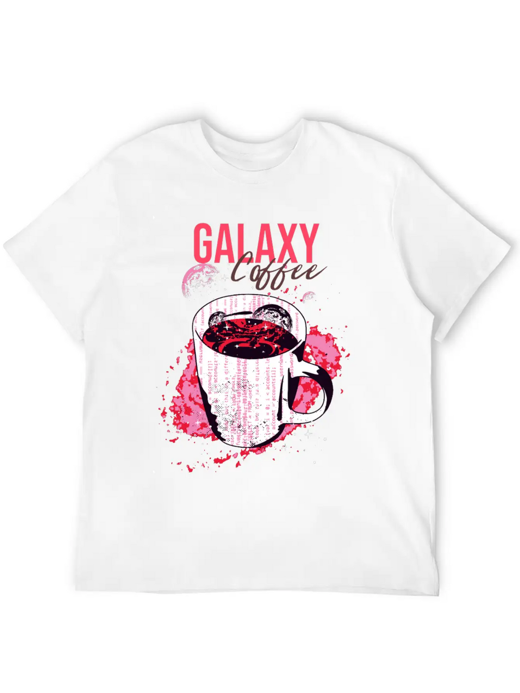 Galaxy Coffee Unisex Casual T-Shirt – Clean Design For Daily Comfort