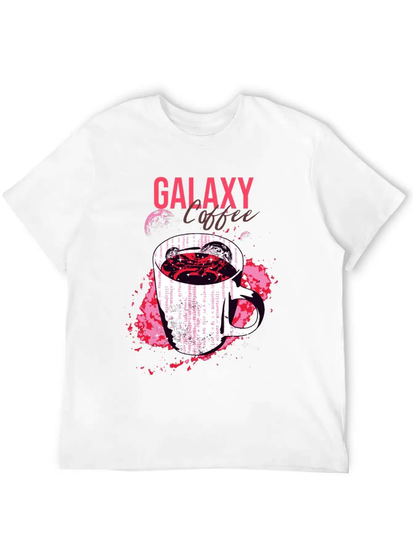 Galaxy Coffee Unisex Casual T-Shirt – Clean Design For Daily Comfort