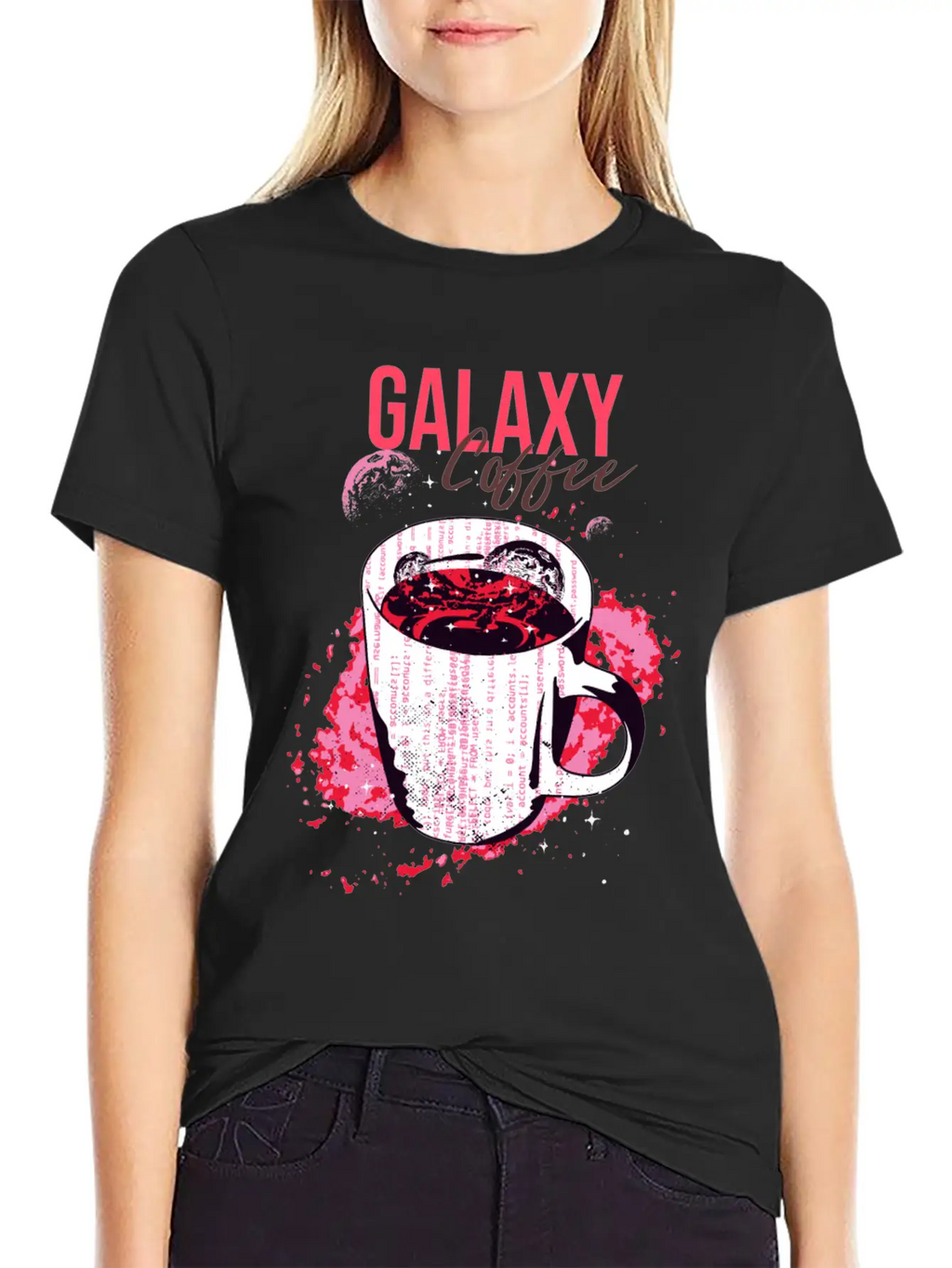 Galaxy Coffee Unisex Casual T-Shirt – Clean Design For Daily Comfort