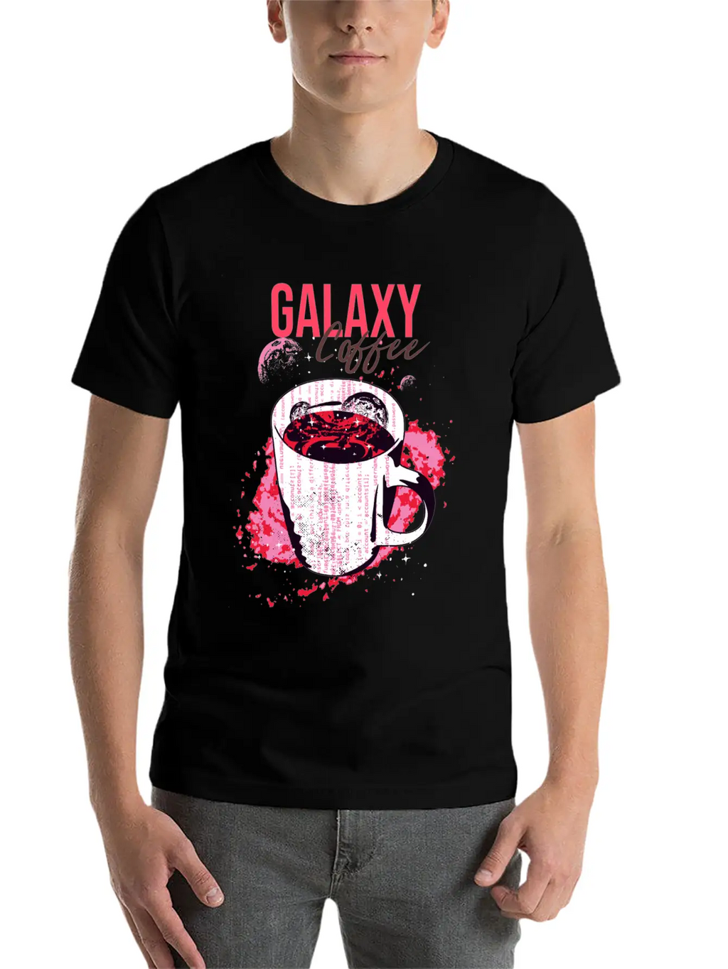 Galaxy Coffee Unisex Casual T-Shirt – Clean Design For Daily Comfort