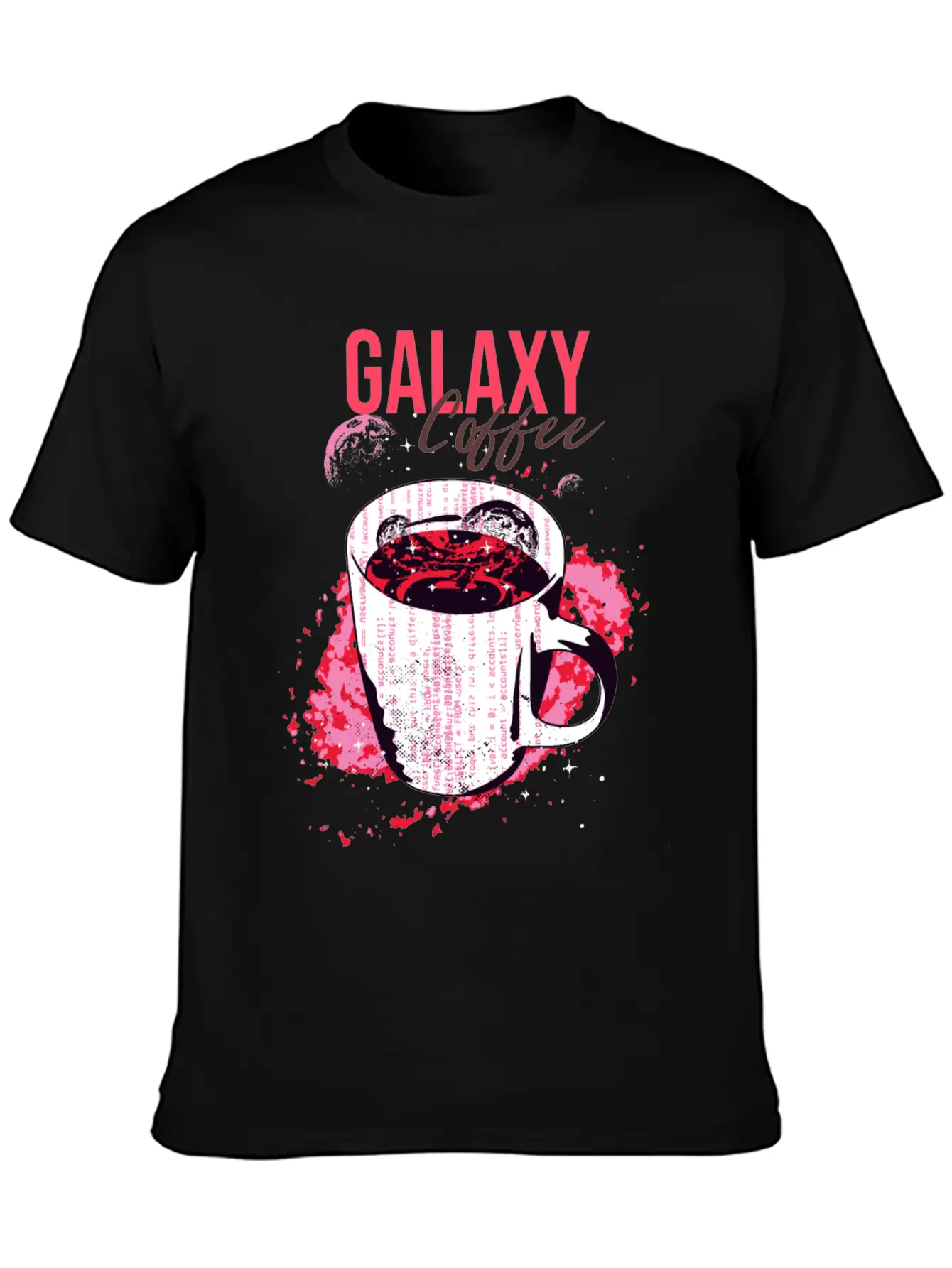Galaxy Coffee Unisex Casual T-Shirt – Clean Design For Daily Comfort