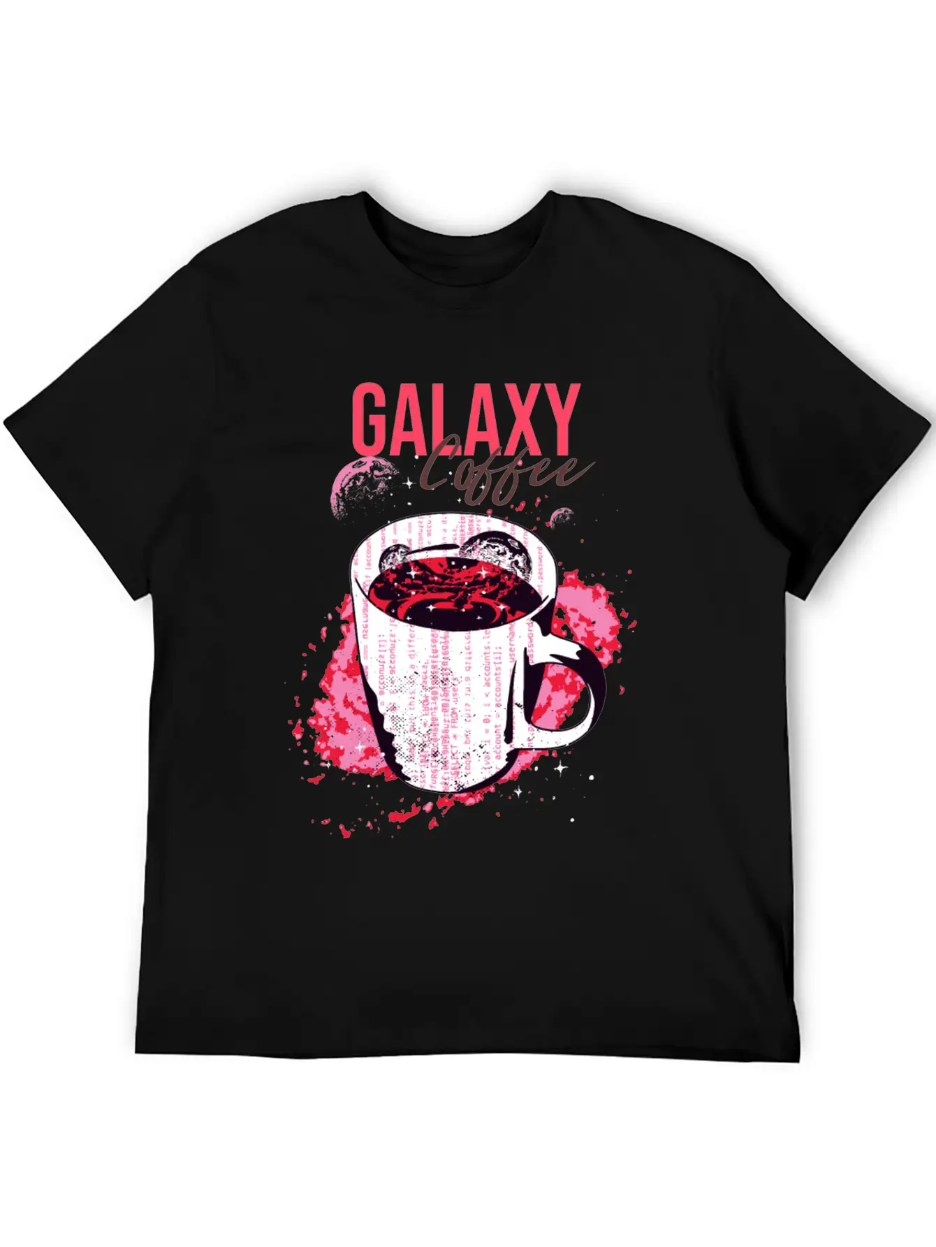 Galaxy Coffee Unisex Casual T-Shirt – Clean Design For Daily Comfort