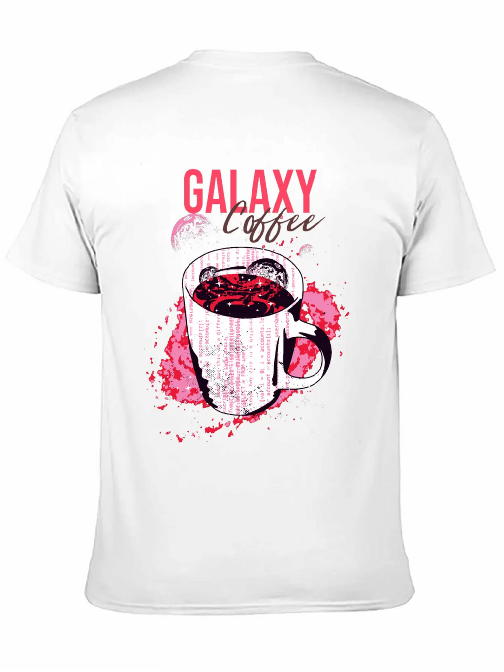 Galaxy Coffee Unisex Casual T-Shirt – Clean Design For Daily Comfort