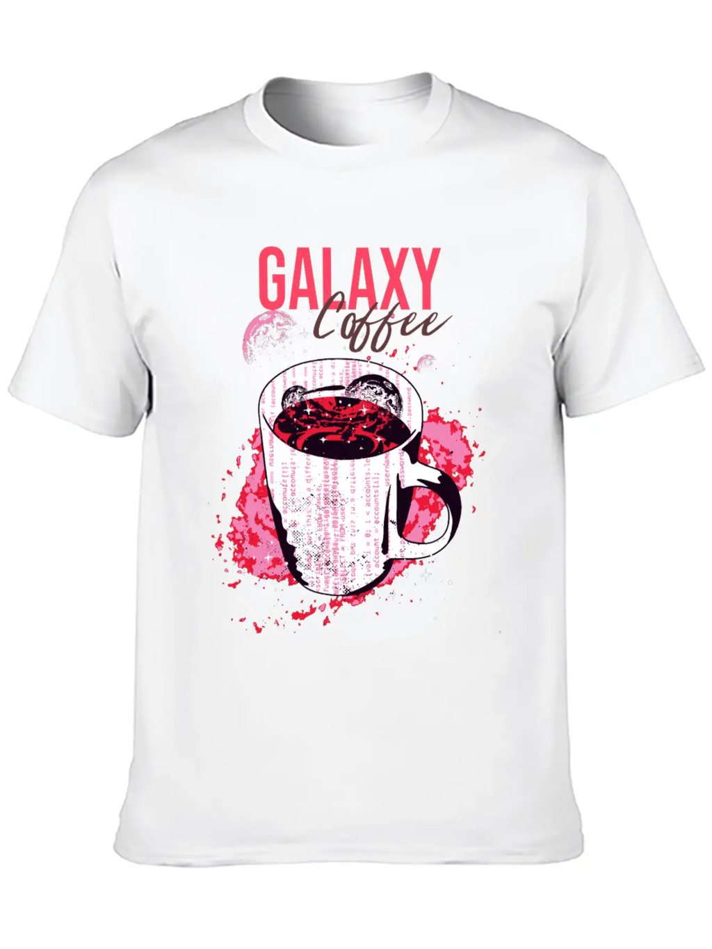 Galaxy Coffee Unisex Casual T-Shirt – Clean Design For Daily Comfort
