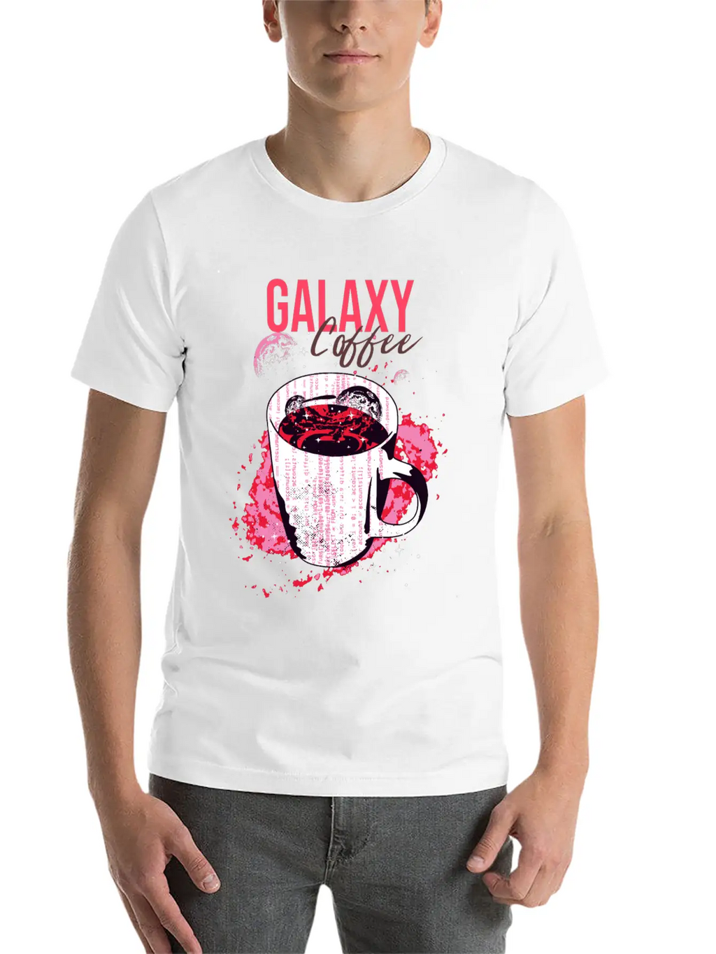 Galaxy Coffee Unisex Casual T-Shirt – Clean Design For Daily Comfort