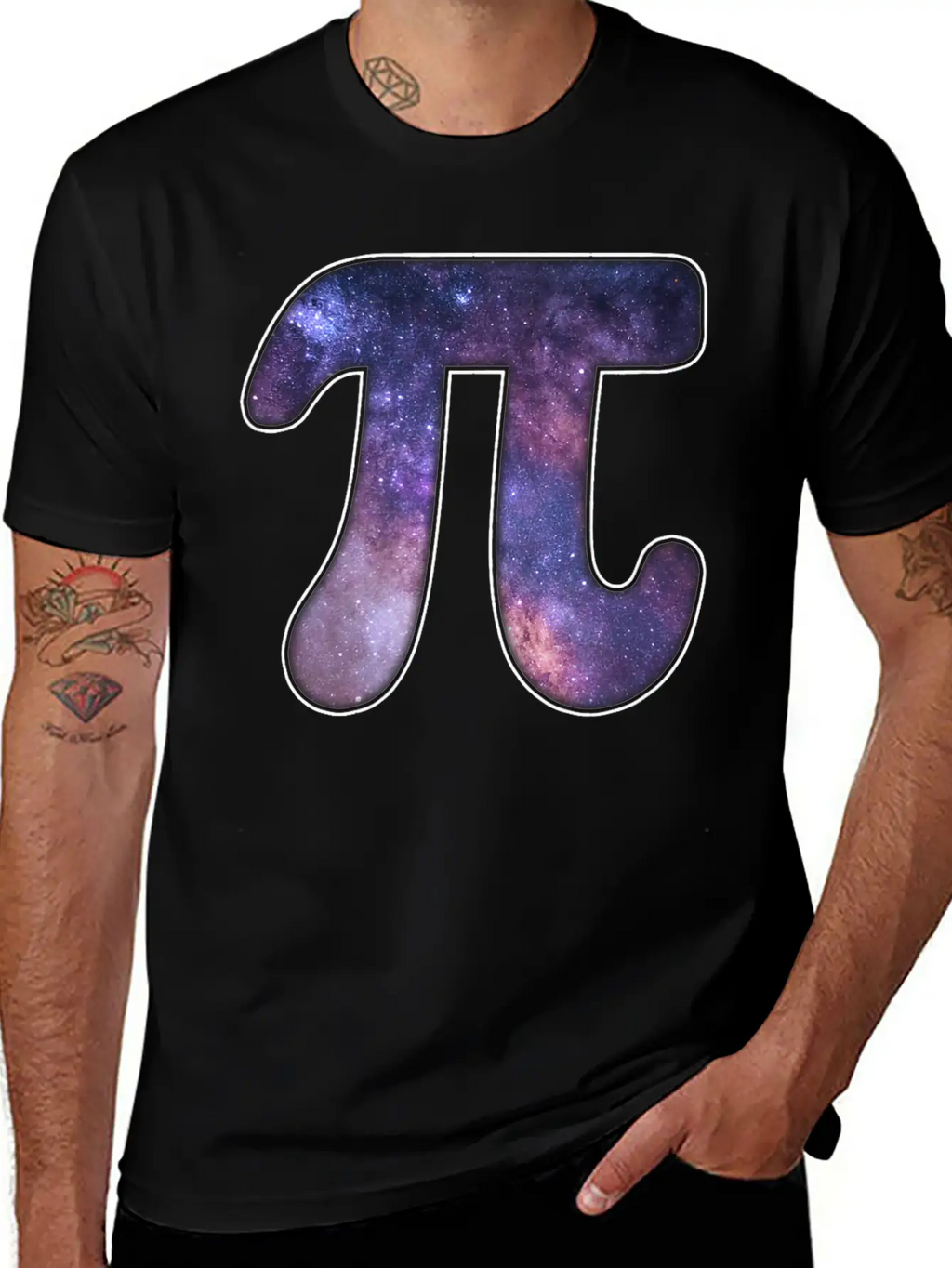 Galaxy Pi Math Science Astronomy Geek 3 14 Pi Day Breathable Soft Cotton T-Shirt – Timeless Casual Look