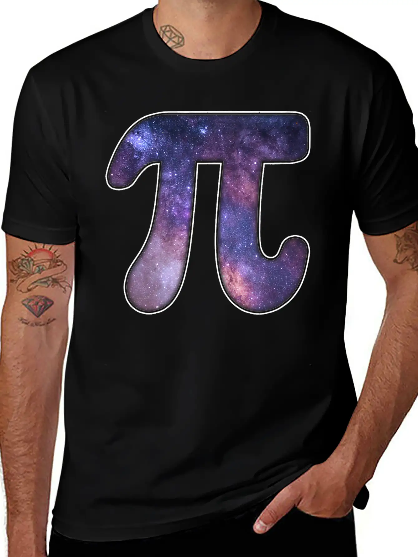 Galaxy Pi Math Science Astronomy Geek 3 14 Pi Day Breathable Soft Cotton T-Shirt – Timeless Casual Look