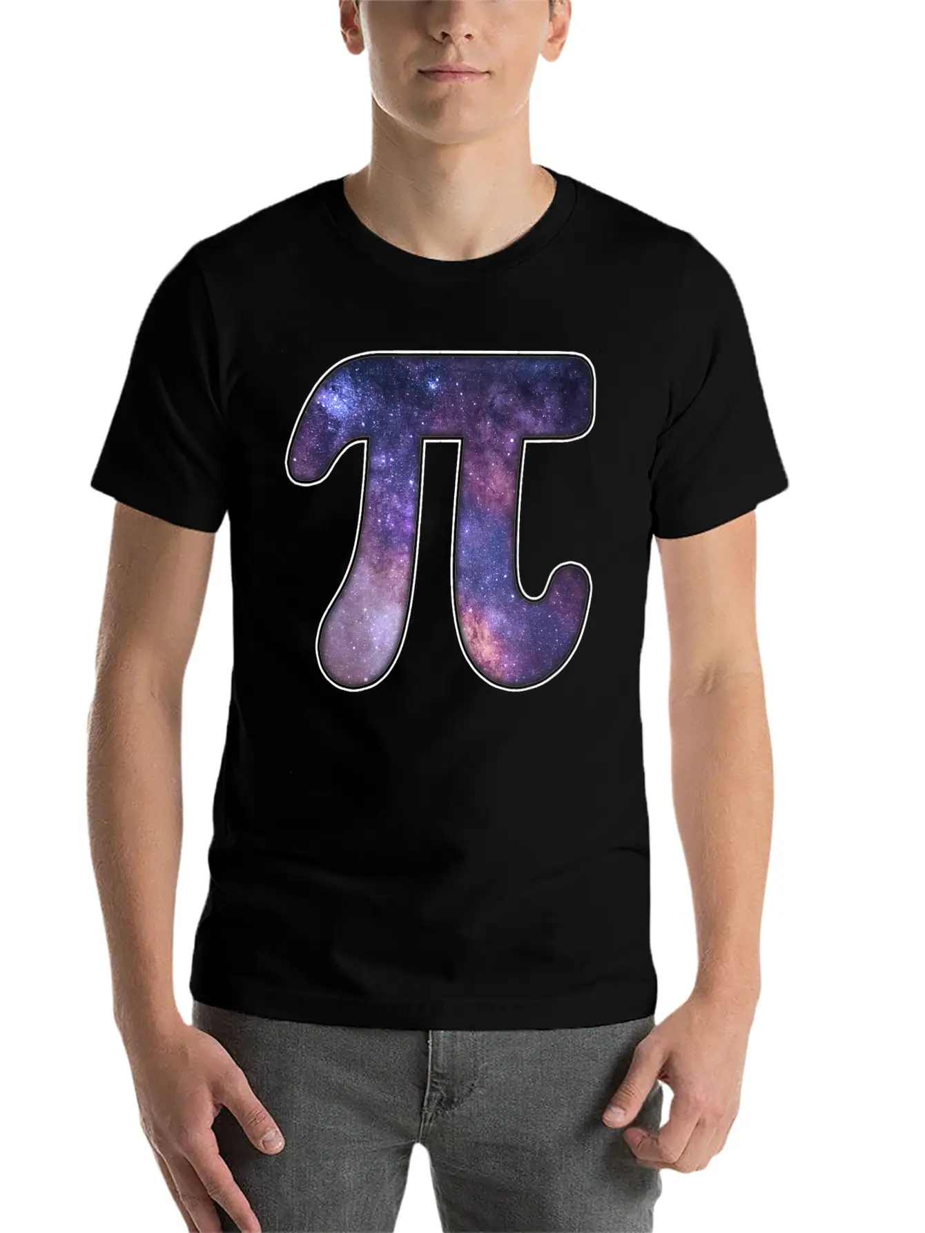 Galaxy Pi Math Science Astronomy Geek 3 14 Pi Day Breathable Soft Cotton T-Shirt – Timeless Casual Look