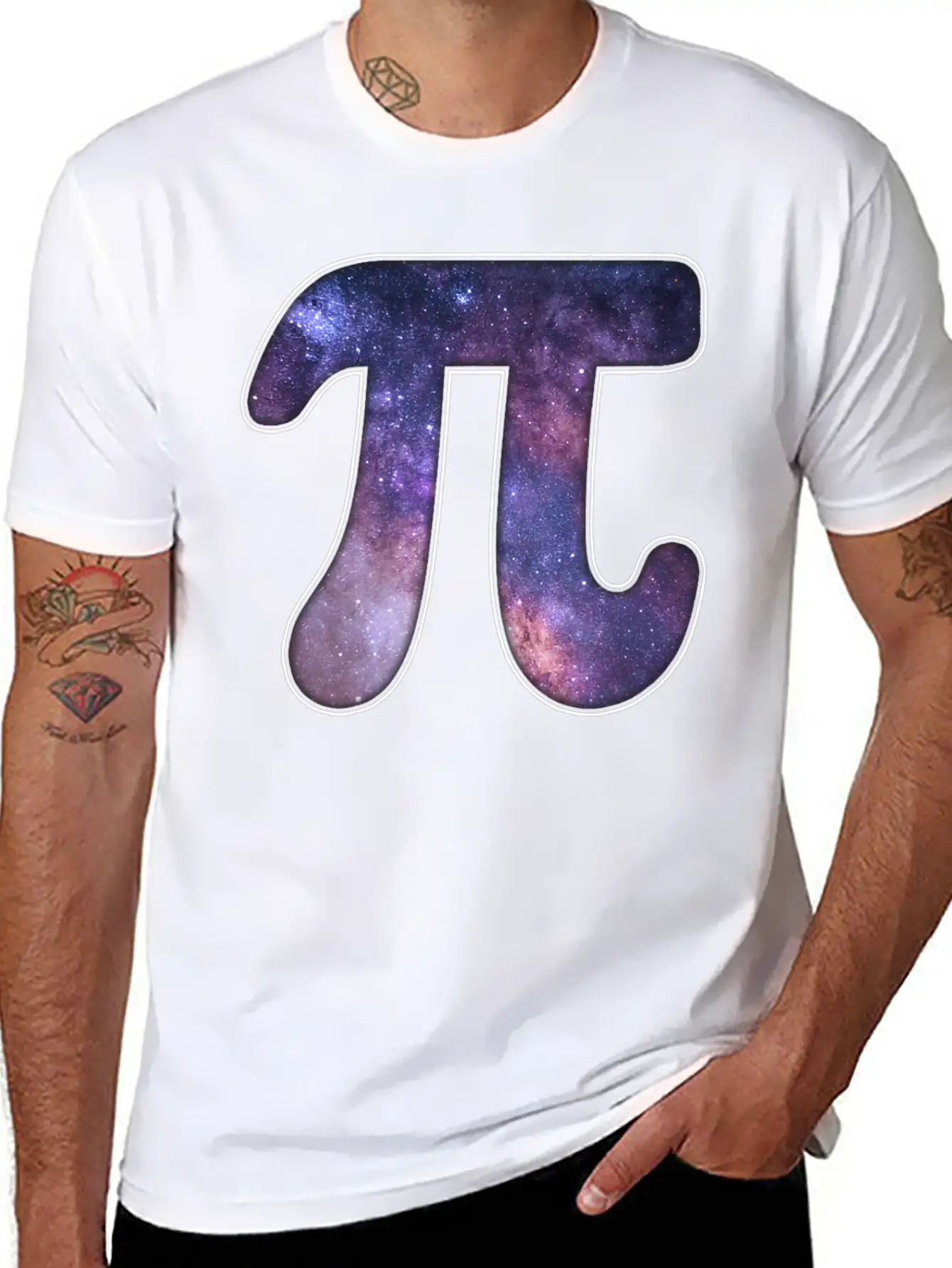 Galaxy Pi Math Science Astronomy Geek 3 14 Pi Day Breathable Soft Cotton T-Shirt – Timeless Casual Look