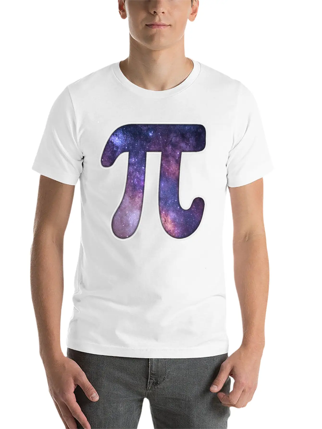 Galaxy Pi Math Science Astronomy Geek 3 14 Pi Day Breathable Soft Cotton T-Shirt – Timeless Casual Look