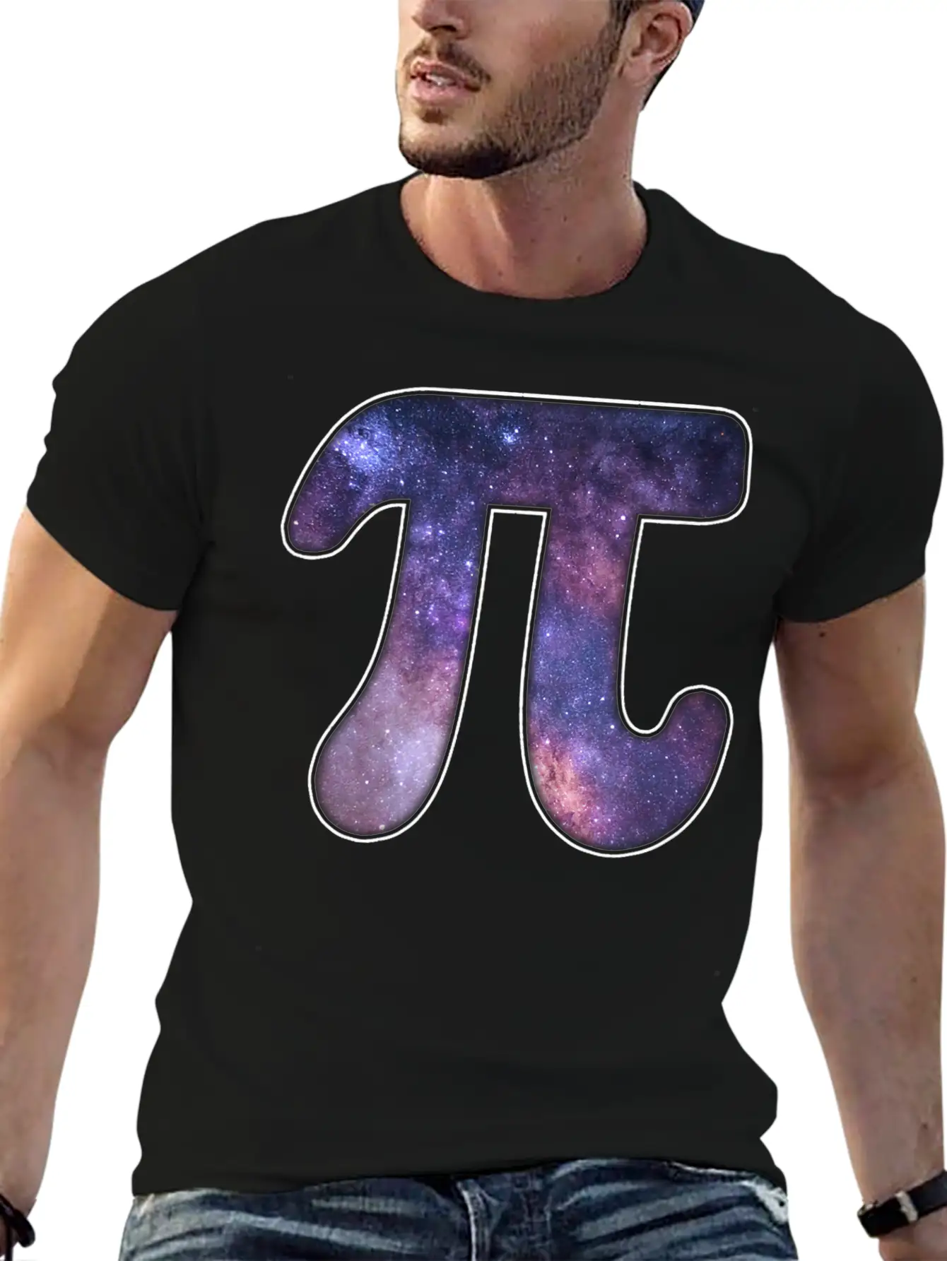 Galaxy Pi Math Science Astronomy Geek 3 14 Pi Day Breathable Soft Cotton T-Shirt – Timeless Casual Look