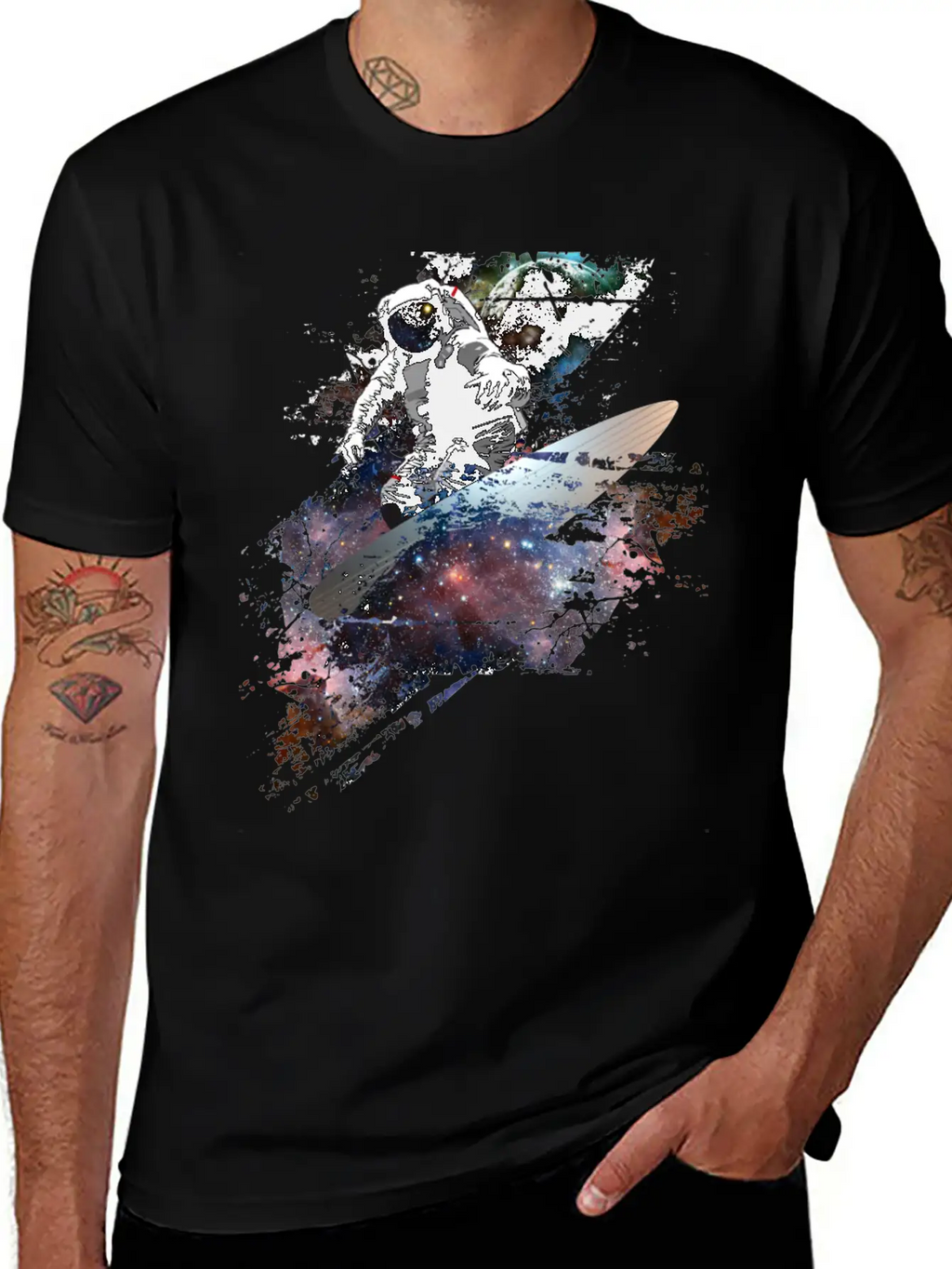 Galaxy Surf Unisex Casual T-Shirt – Clean Design For Daily Comfort