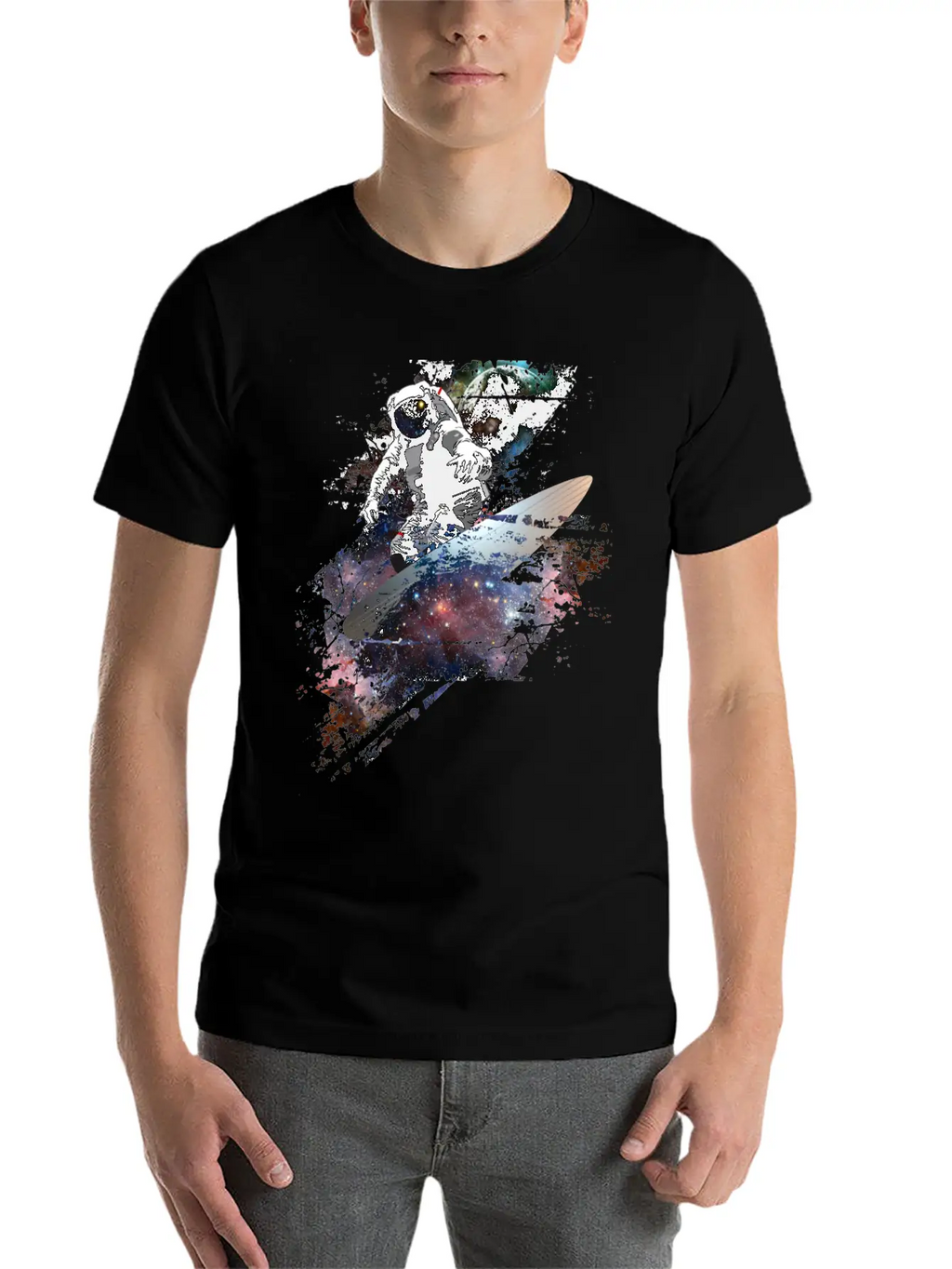 Galaxy Surf Unisex Casual T-Shirt – Clean Design For Daily Comfort