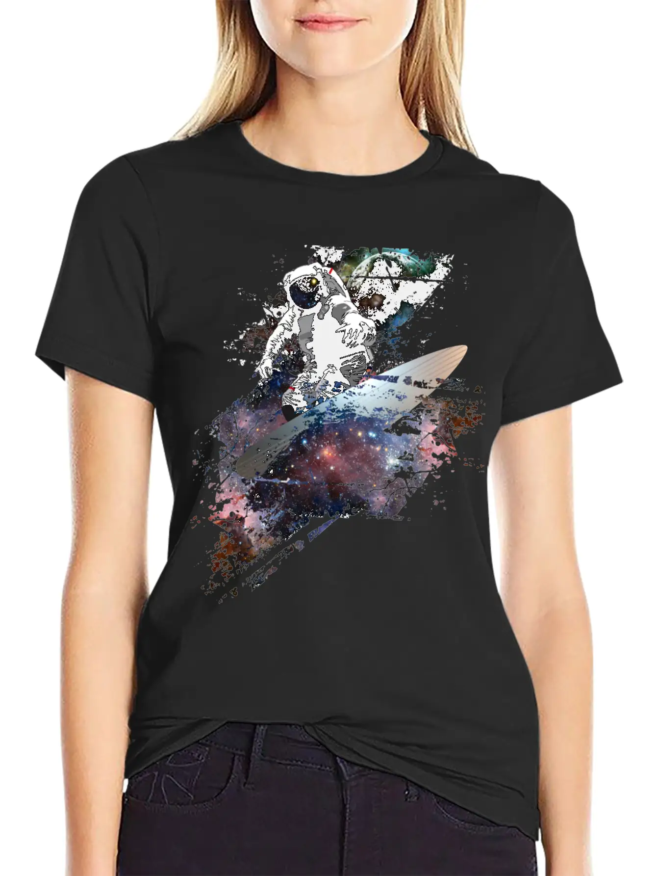 Galaxy Surf Unisex Casual T-Shirt – Clean Design For Daily Comfort