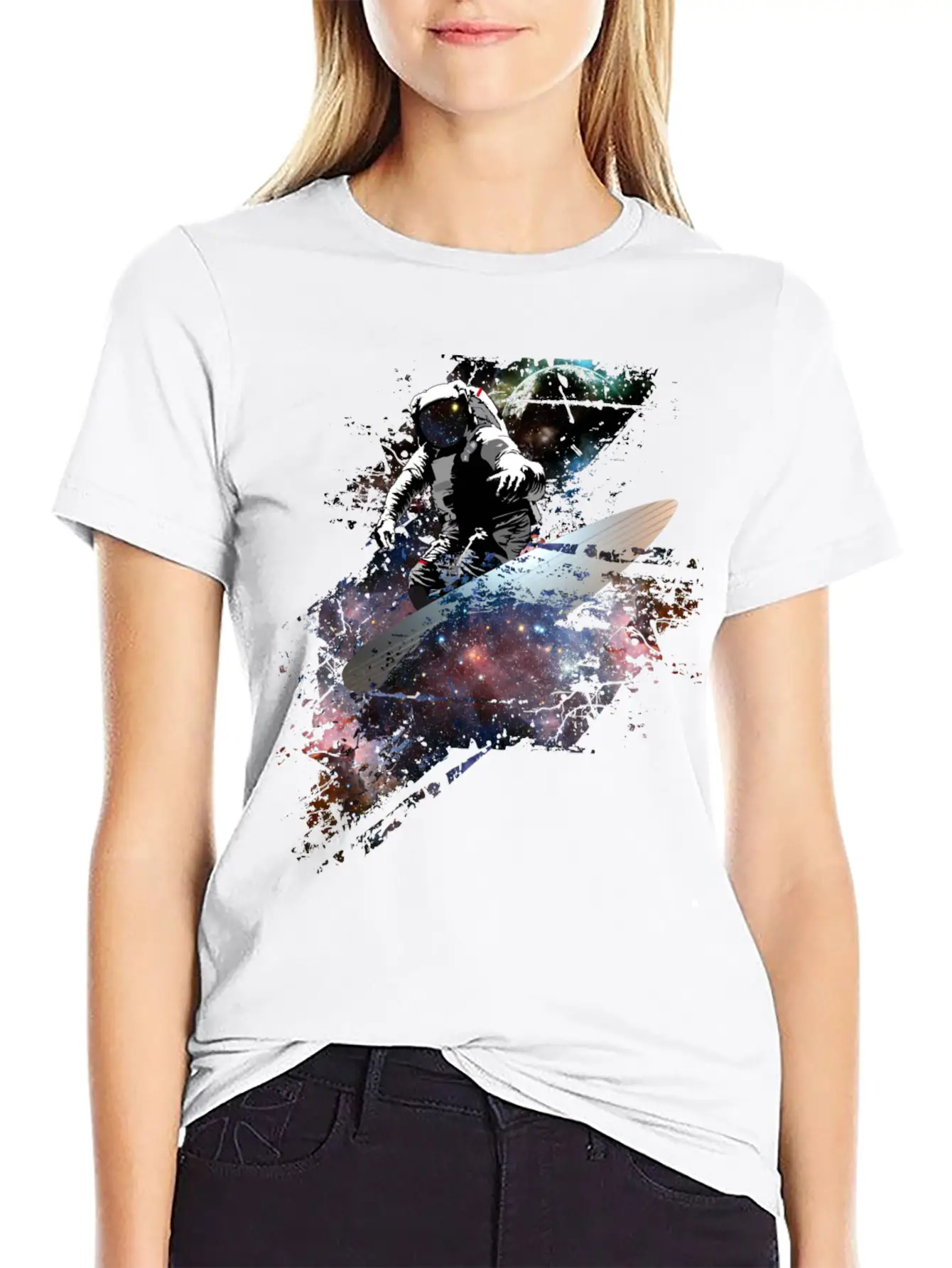 Galaxy Surf Unisex Casual T-Shirt – Clean Design For Daily Comfort