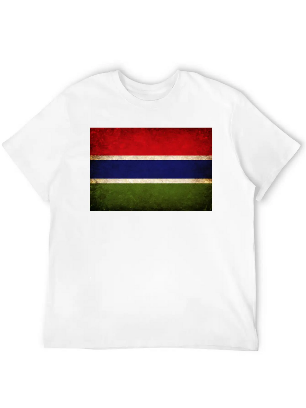 Gambia Flag Unisex Casual T-Shirt – Clean Design For Daily Comfort