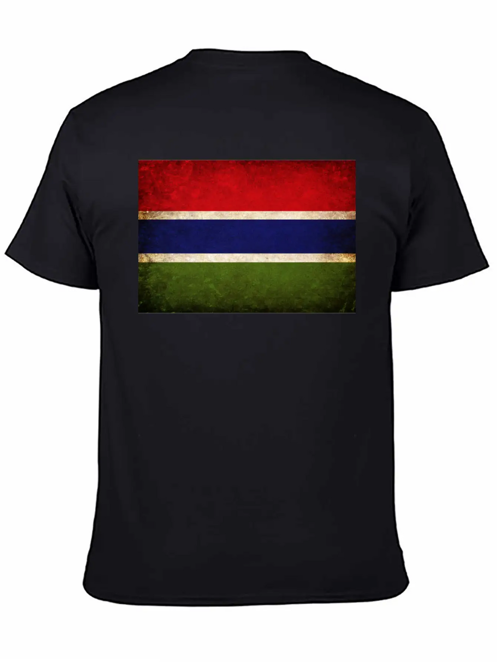 Gambia Flag Unisex Casual T-Shirt – Clean Design For Daily Comfort