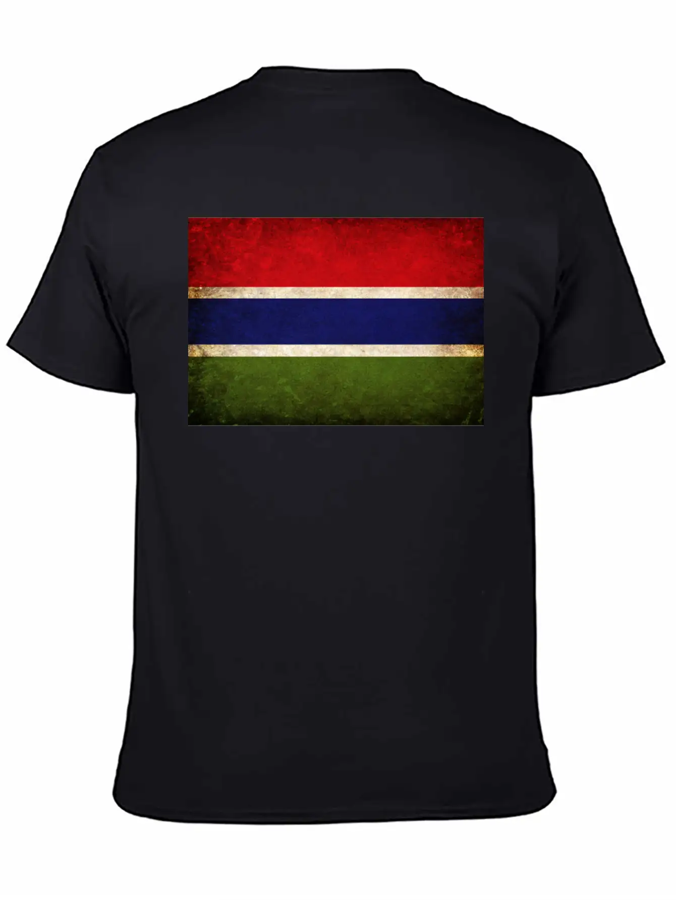 Gambia Flag Unisex Casual T-Shirt – Clean Design For Daily Comfort