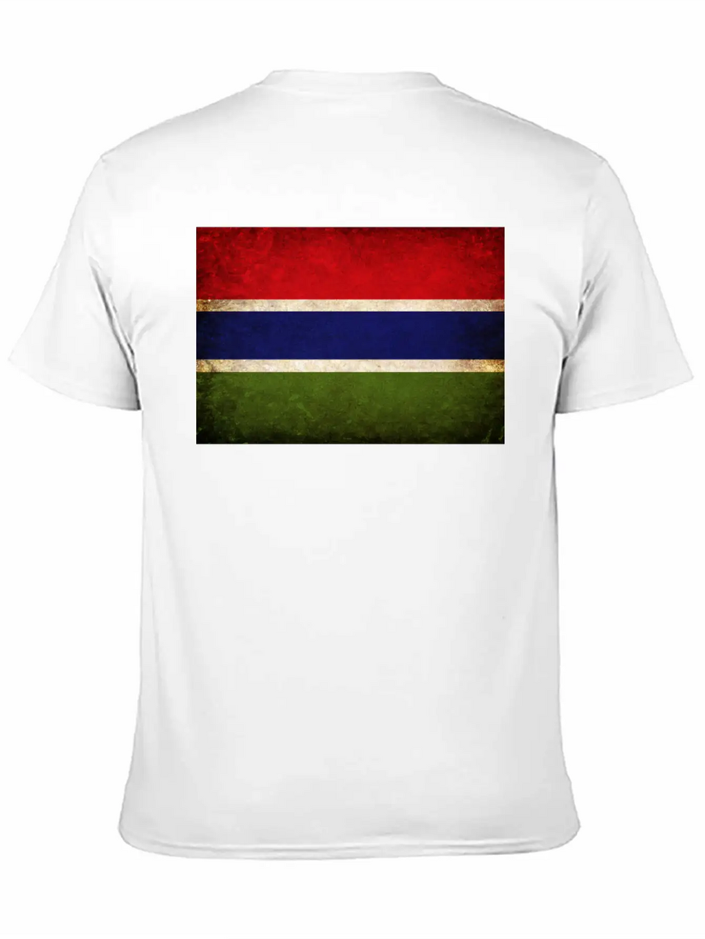 Gambia Flag Unisex Casual T-Shirt – Clean Design For Daily Comfort