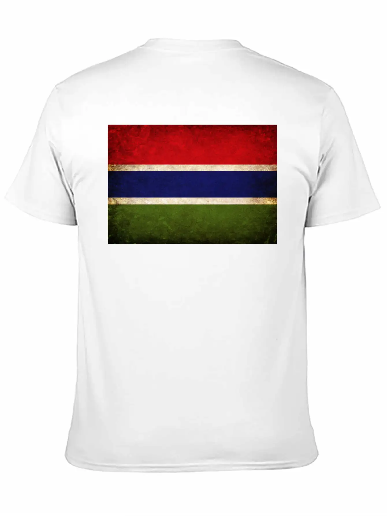 Gambia Flag Unisex Casual T-Shirt – Clean Design For Daily Comfort