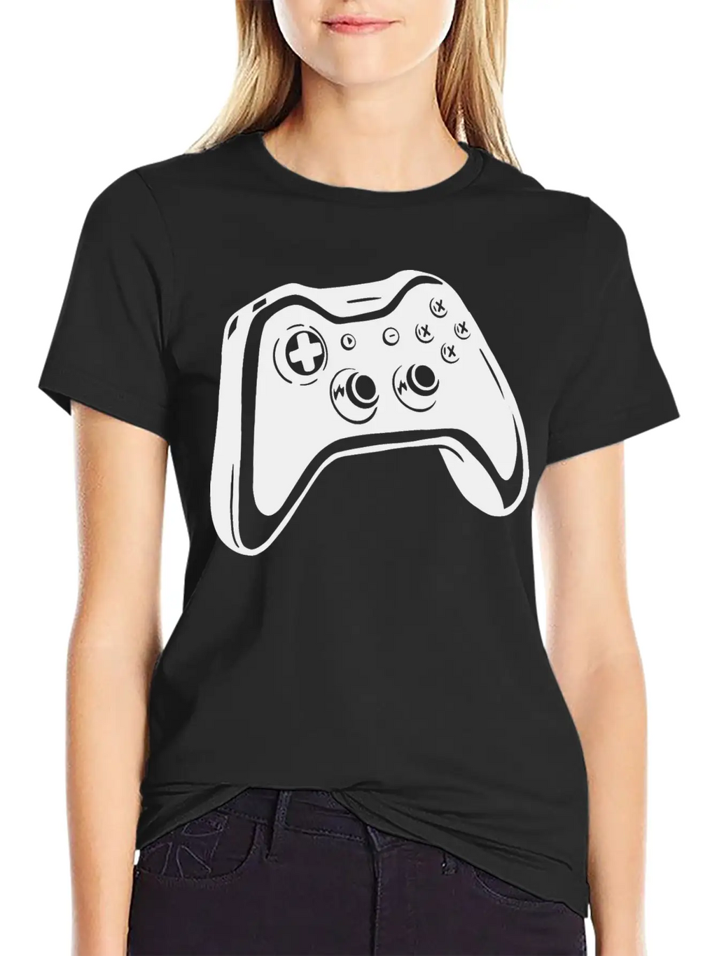 Game Controller Gamer Gaming Design Casual Graphic T-Shirt – Simple And Comfortable Daily Wear