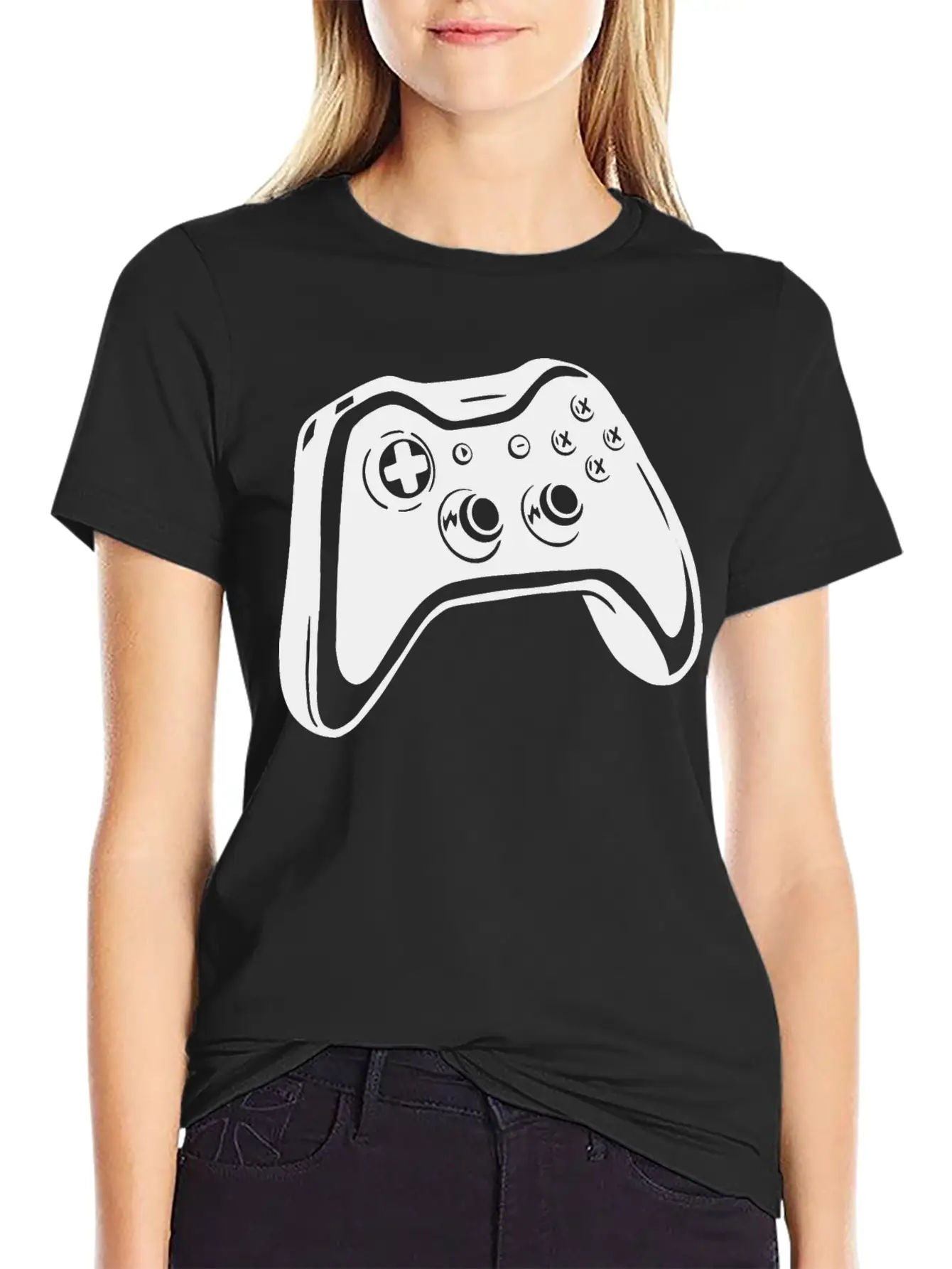 Game Controller Gamer Gaming Design Casual Graphic T-Shirt – Simple And Comfortable Daily Wear