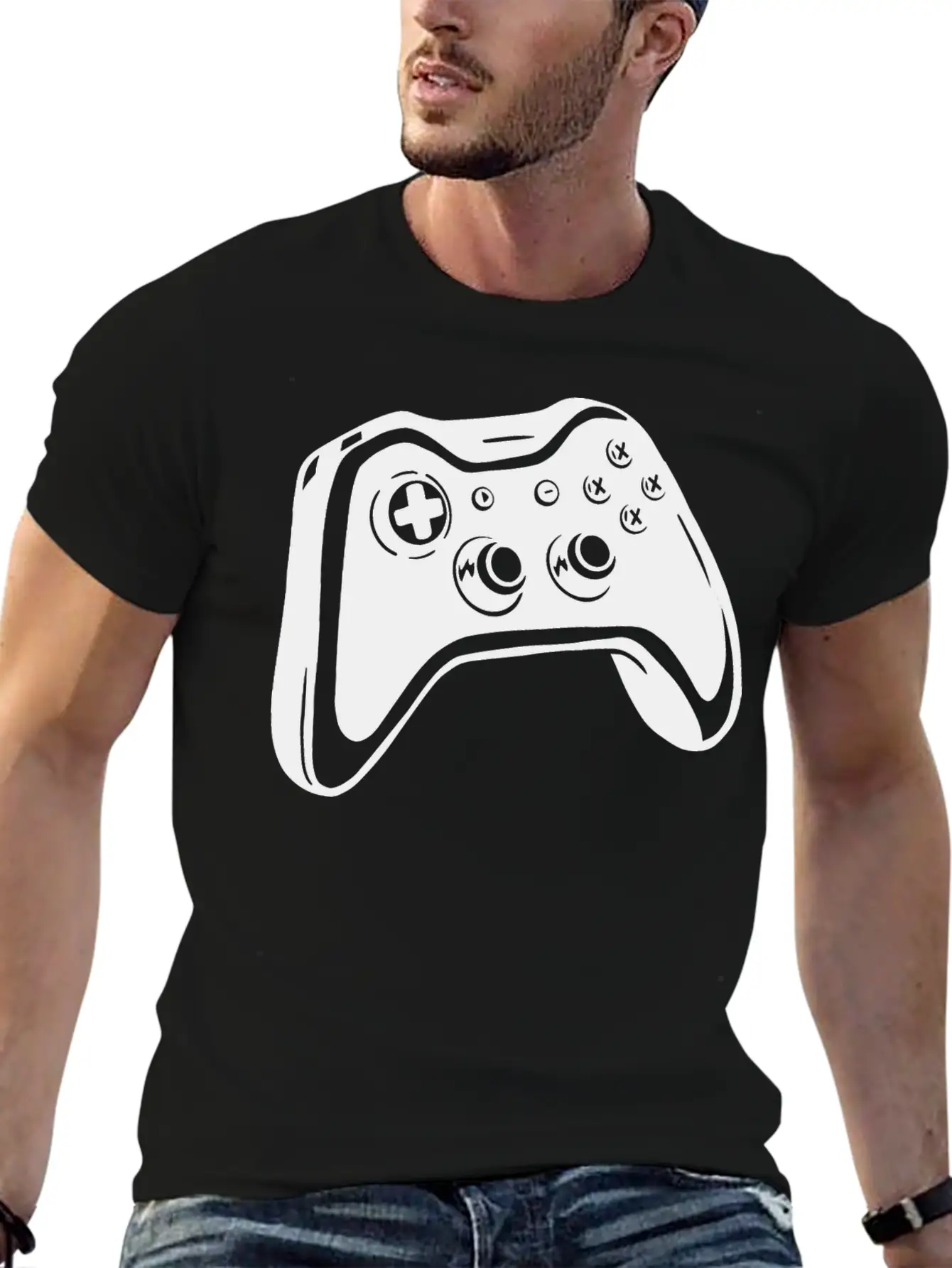 Game Controller Gamer Gaming Design Casual Graphic T-Shirt – Simple And Comfortable Daily Wear