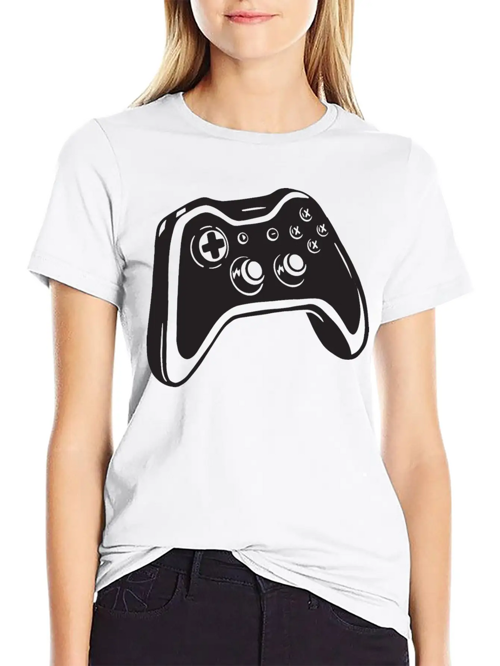Game Controller Gamer Gaming Design Casual Graphic T-Shirt – Simple And Comfortable Daily Wear