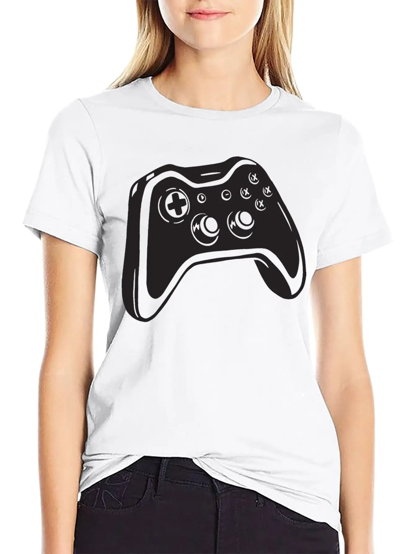 Game Controller Gamer Gaming Design Casual Graphic T-Shirt – Simple And Comfortable Daily Wear