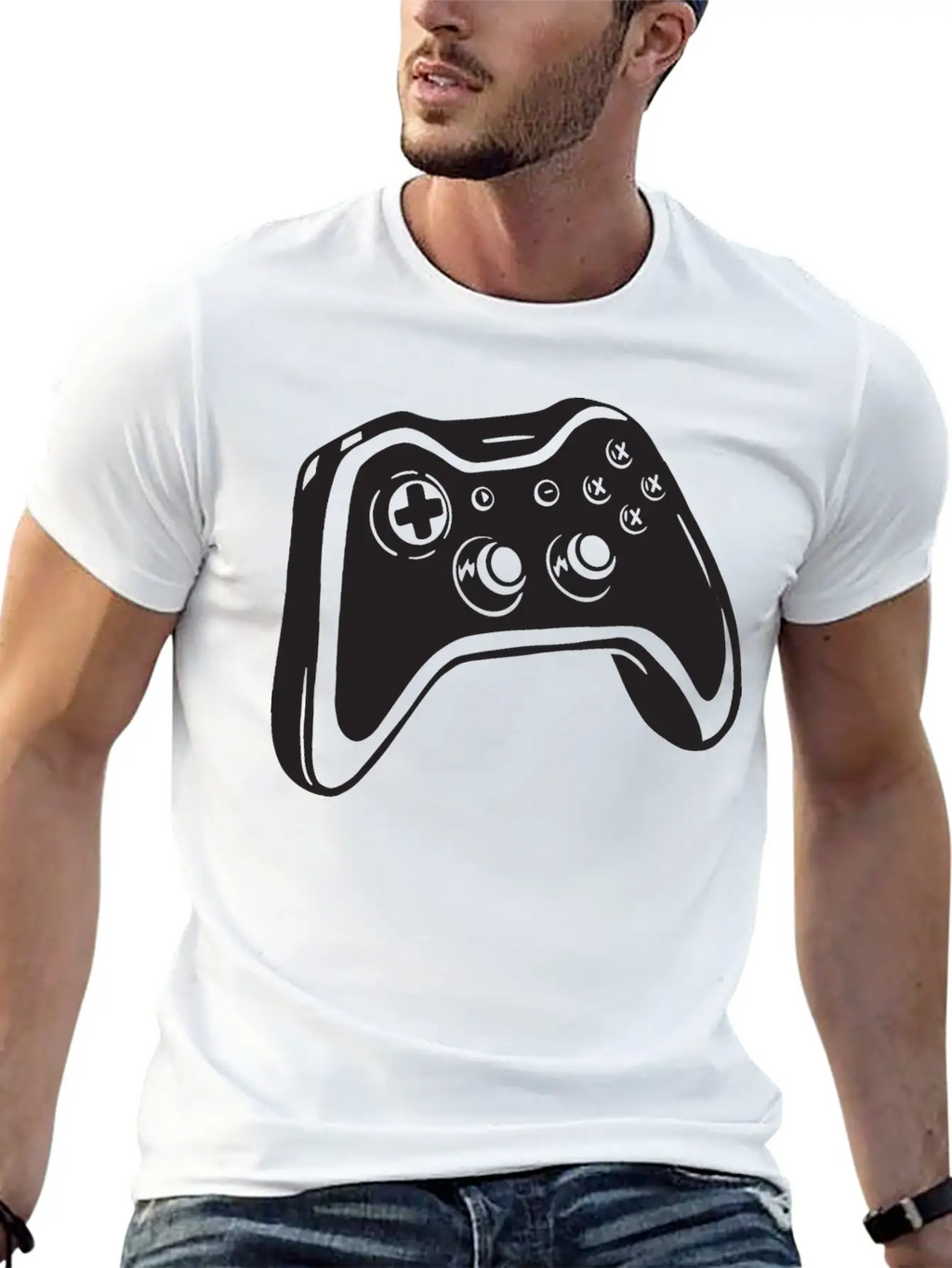 Game Controller Gamer Gaming Design Casual Graphic T-Shirt – Simple And Comfortable Daily Wear