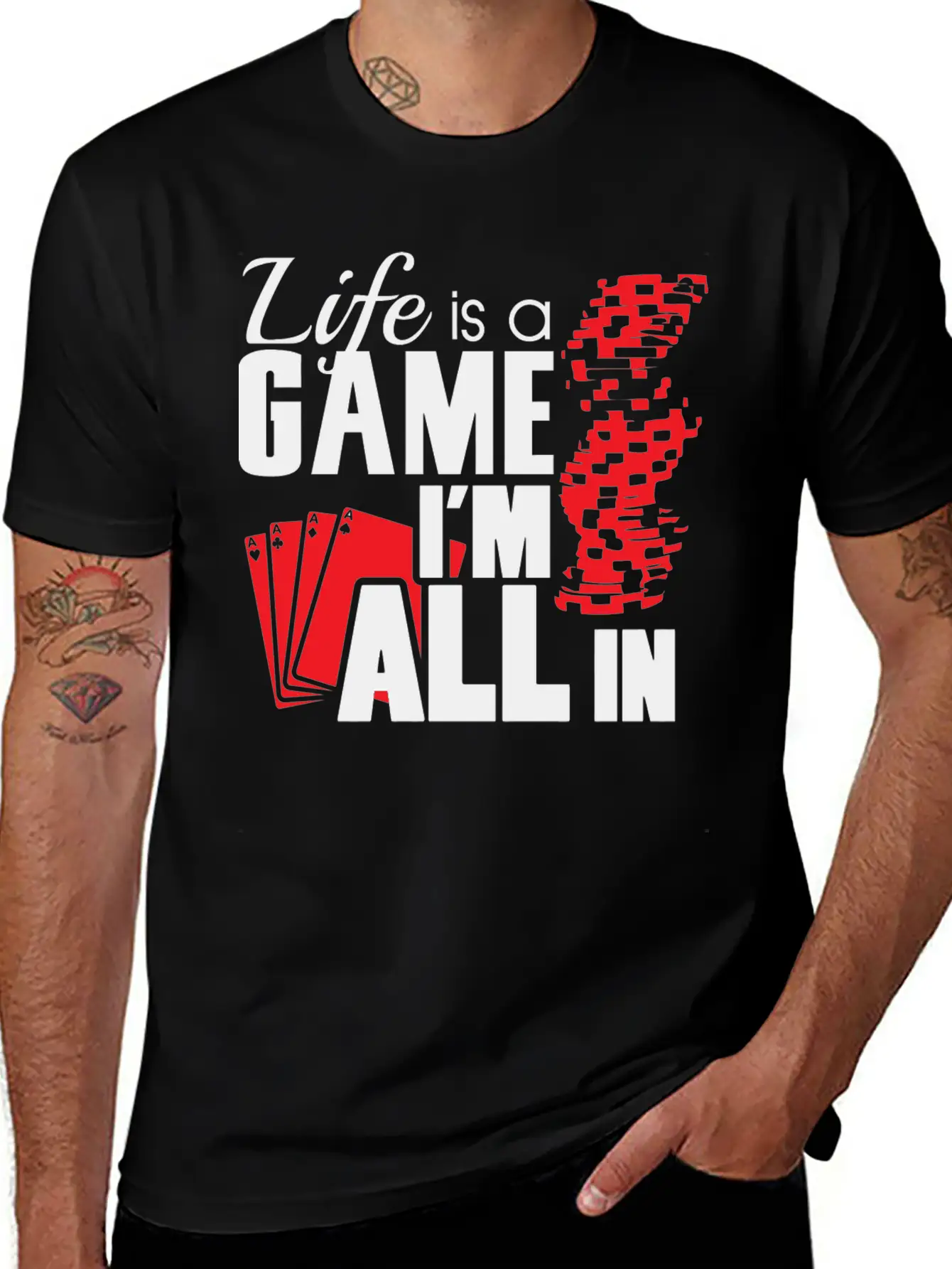 Game - Life Is A Game And I'm All In Unisex Casual T-Shirt – Clean Design For Daily Comfort