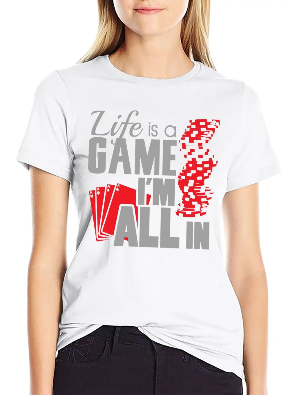 Game - Life Is A Game And I'm All In Unisex Casual T-Shirt – Clean Design For Daily Comfort