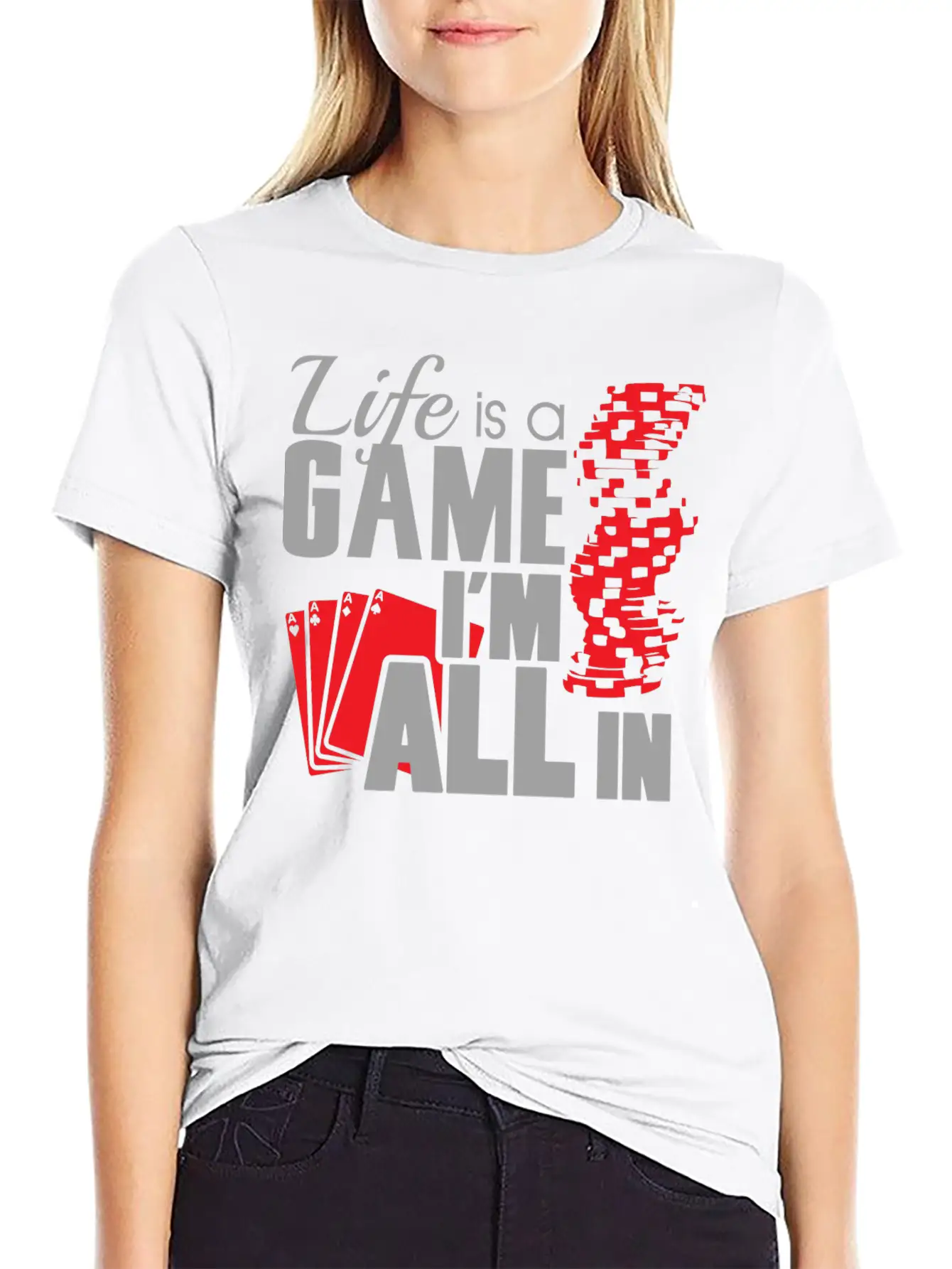 Game - Life Is A Game And I'm All In Unisex Casual T-Shirt – Clean Design For Daily Comfort